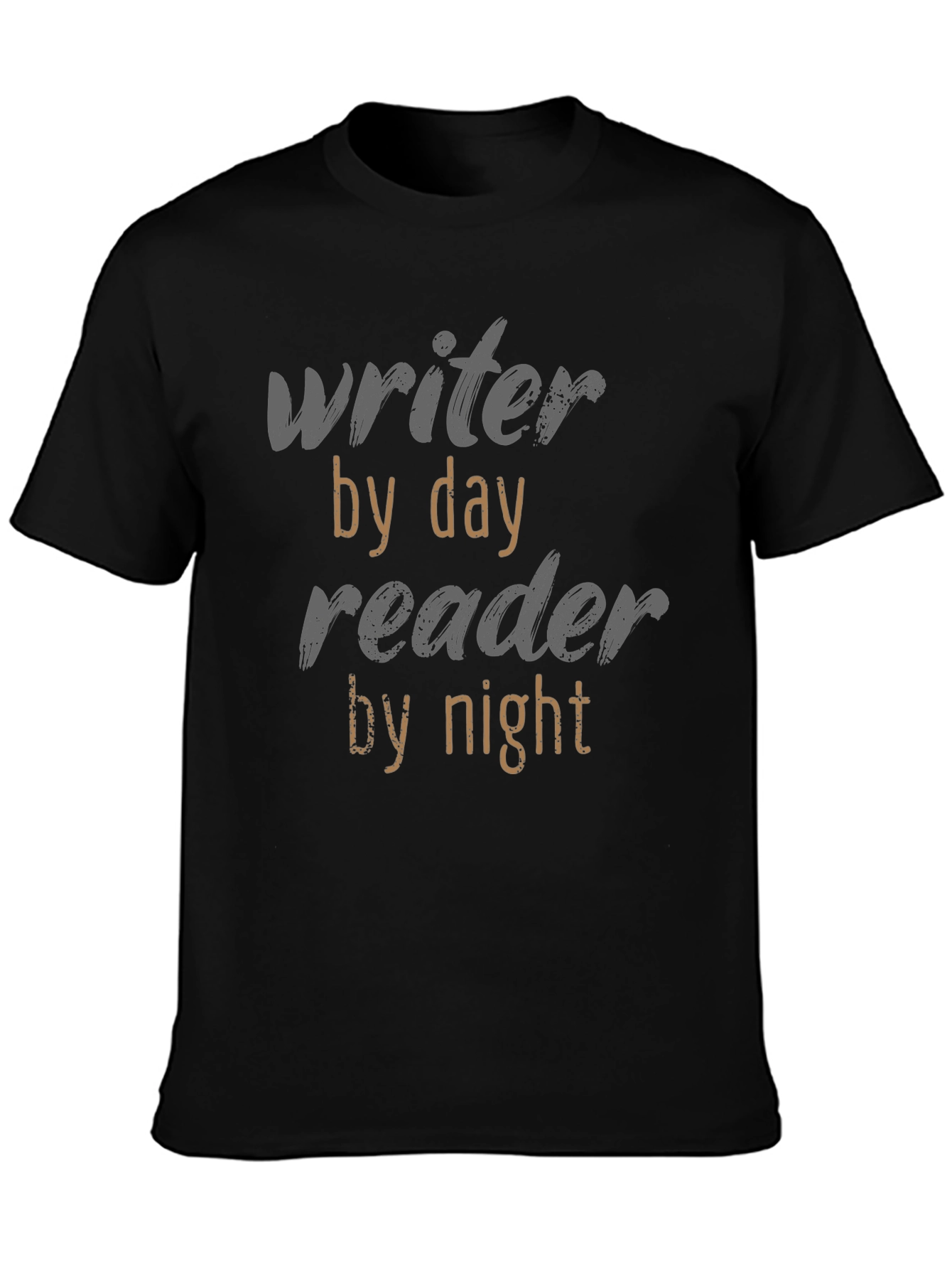 Writer By Day Reader By Night Graphic T-Shirt