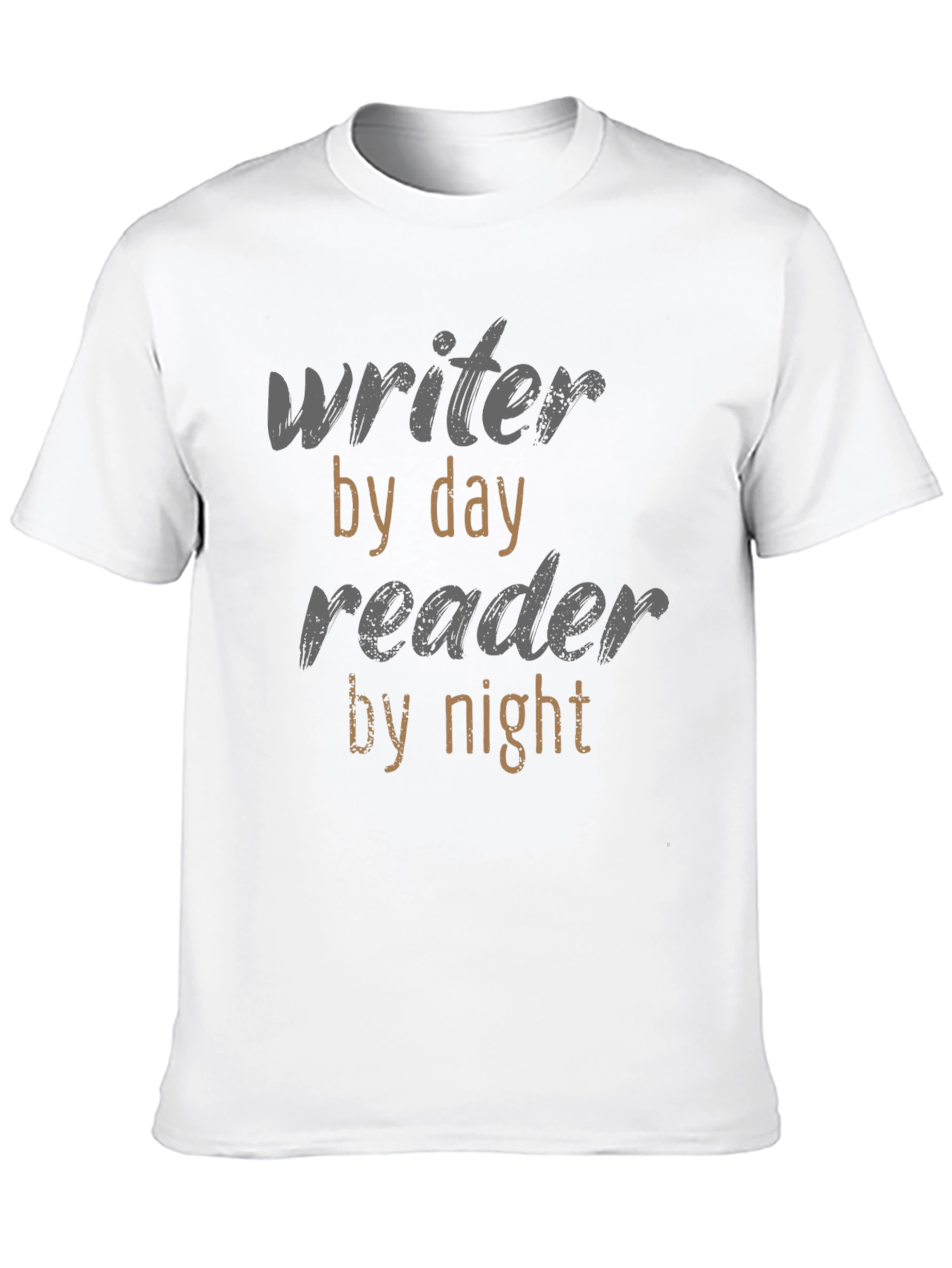 Writer By Day Reader By Night Graphic T-Shirt