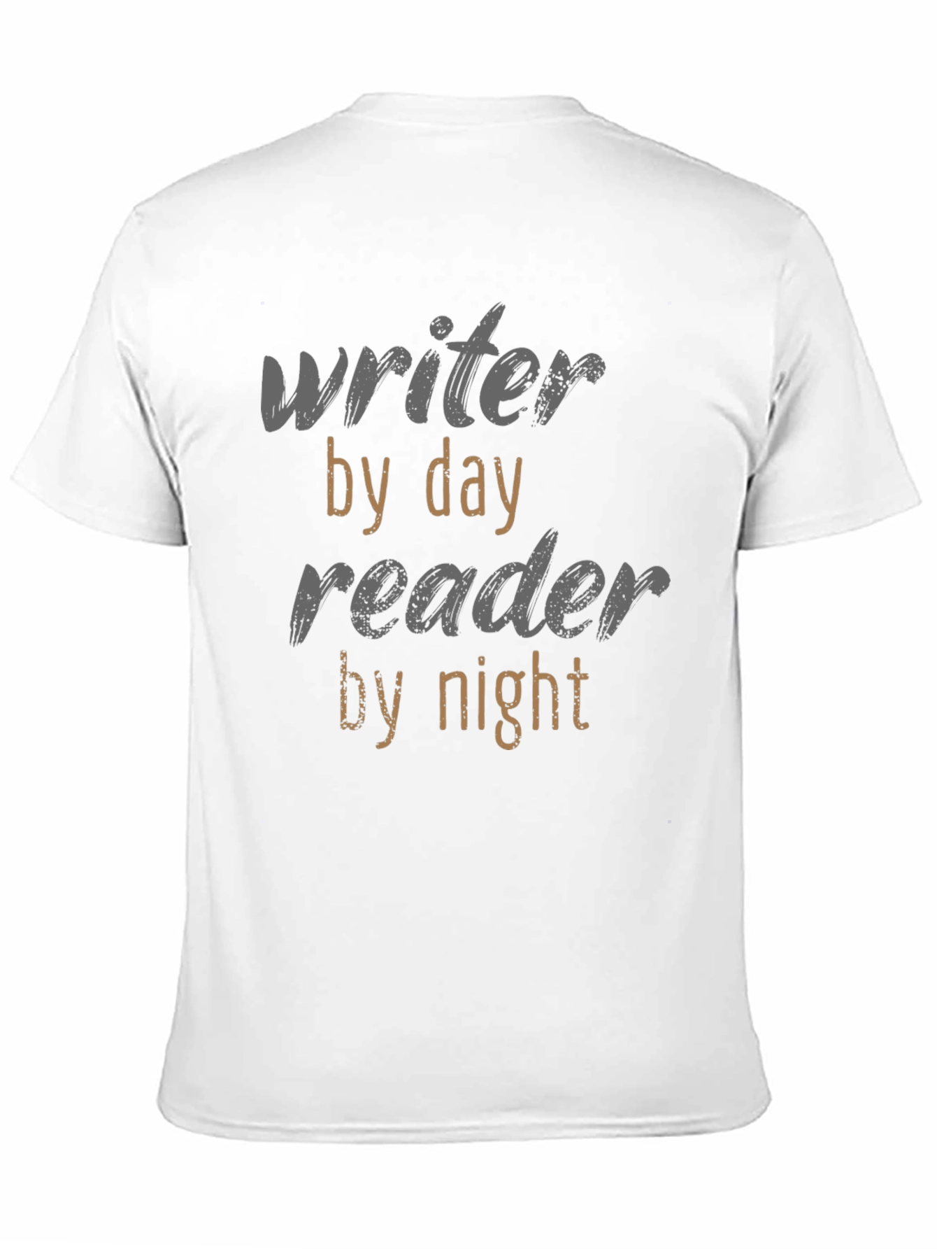 Writer By Day Reader By Night Graphic T-Shirt