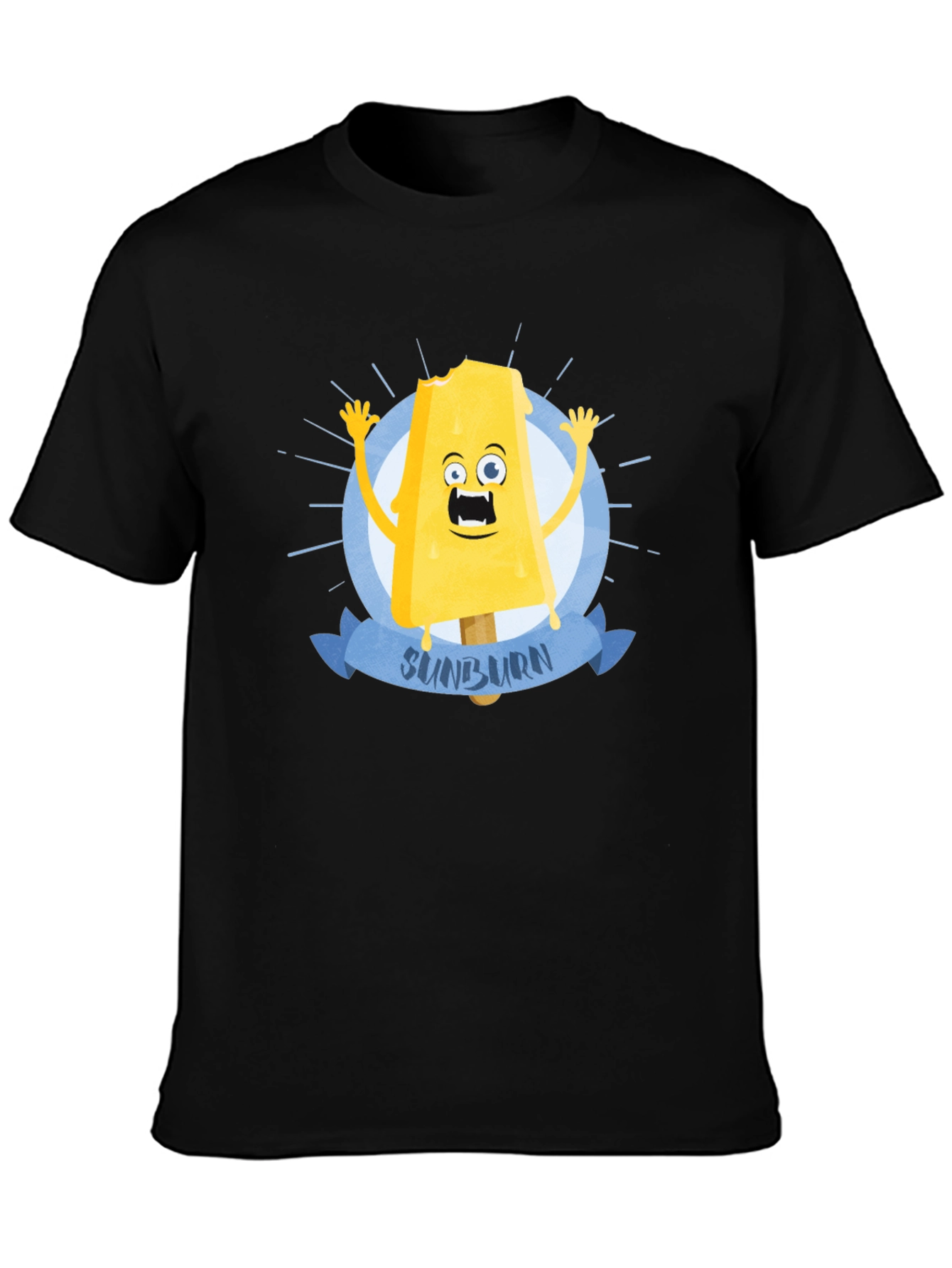 Sunburn Ice Cream T-Shirt - Funny Summer Graphic Tee