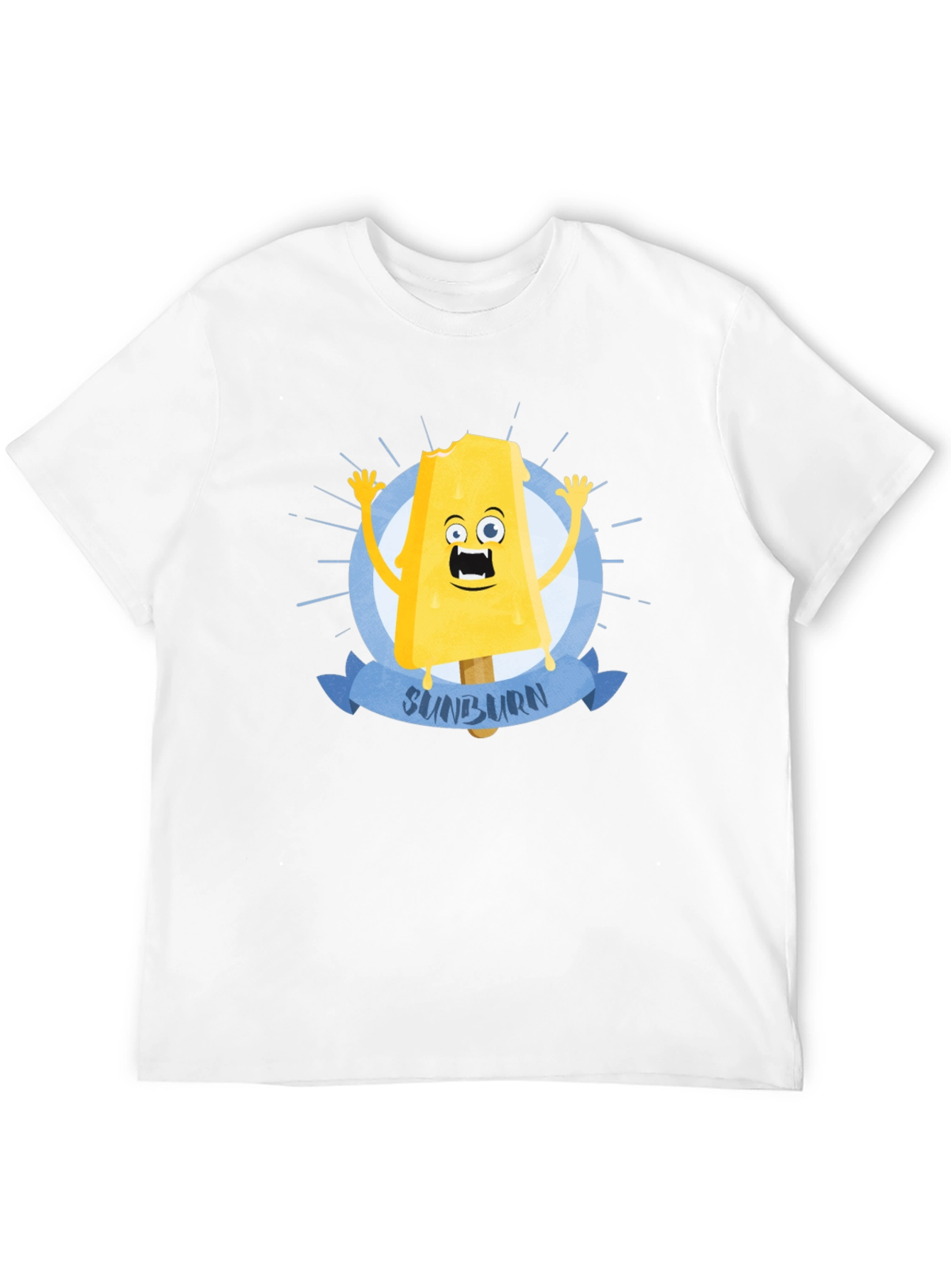 Sunburn Ice Cream T-Shirt - Funny Summer Graphic Tee