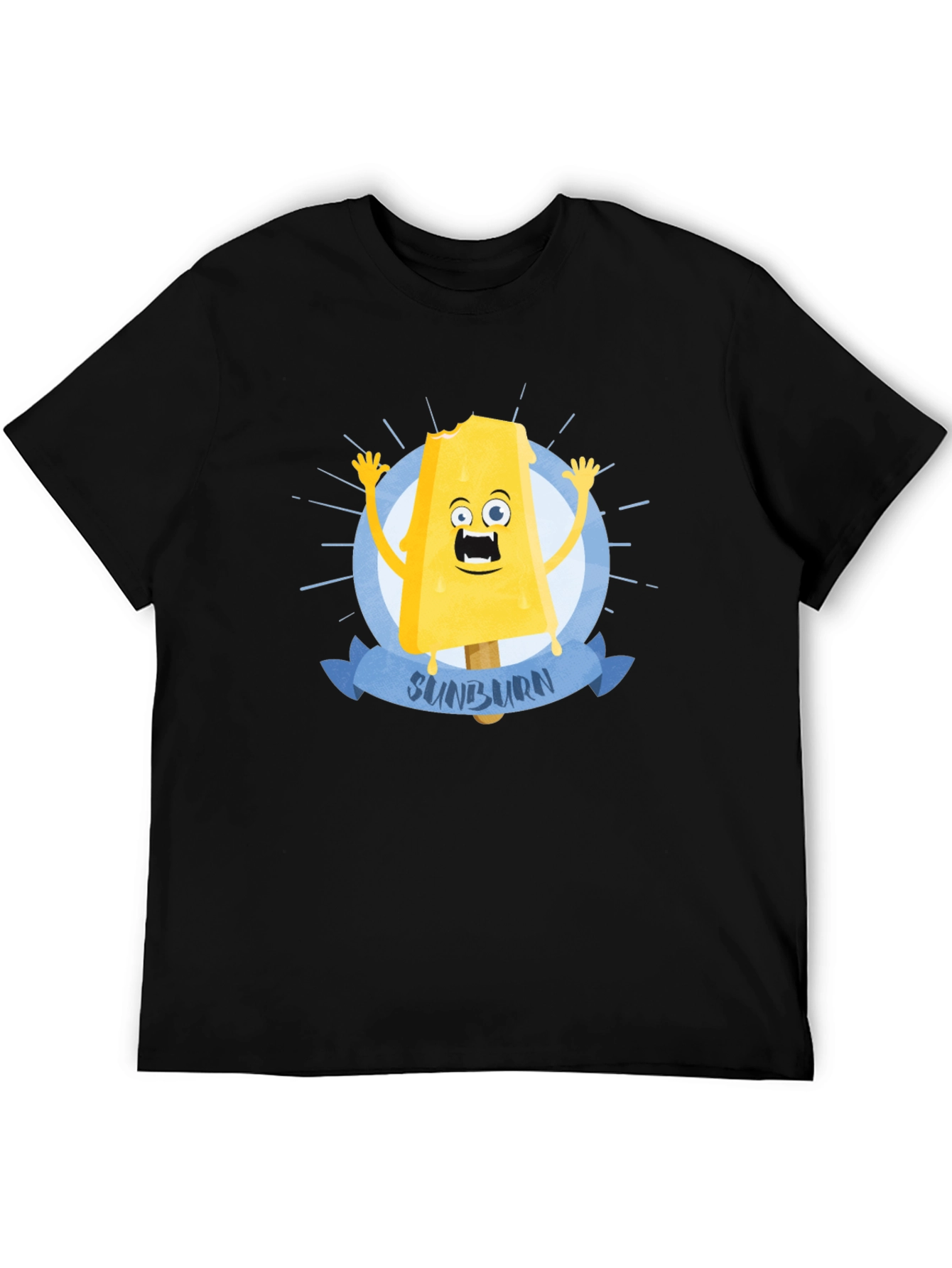 Sunburn Ice Cream T-Shirt - Funny Summer Graphic Tee