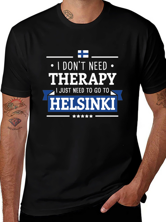 Helsinki Therapy T-Shirt - Finland Travel Tee