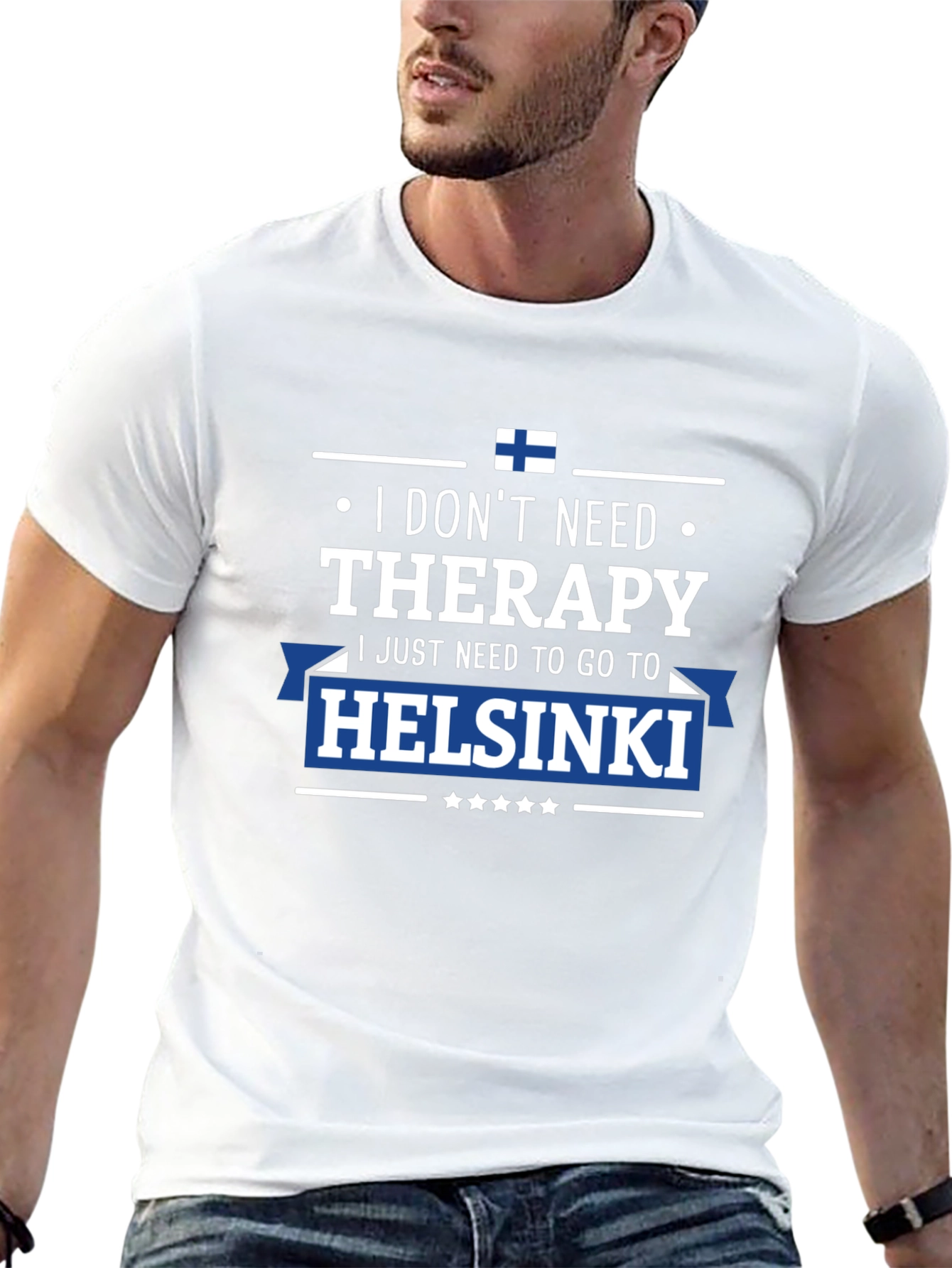 Helsinki Therapy T-Shirt - Finland Travel Tee