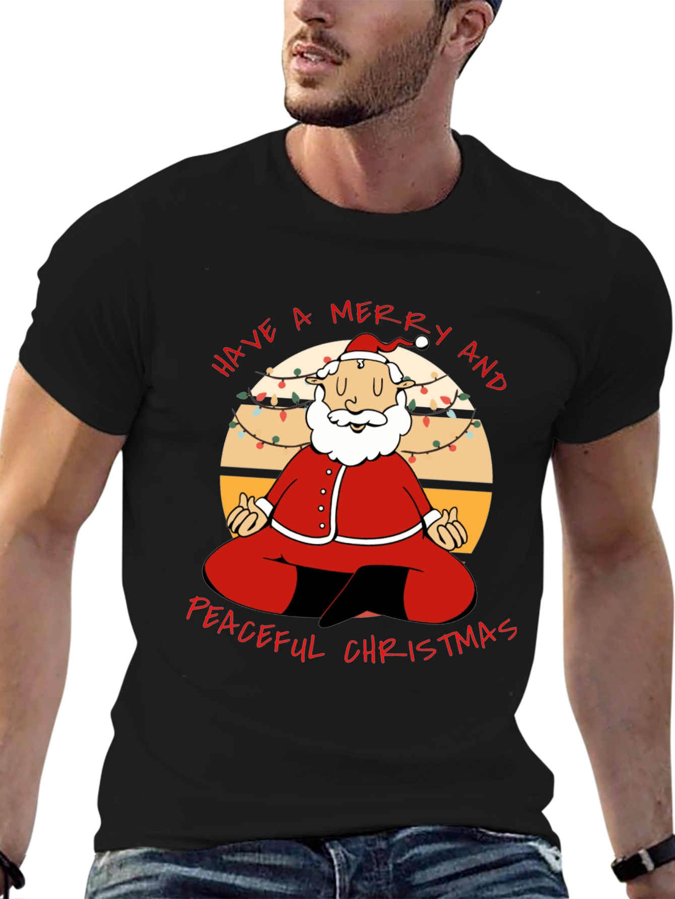 Zen Santa Christmas T-Shirt