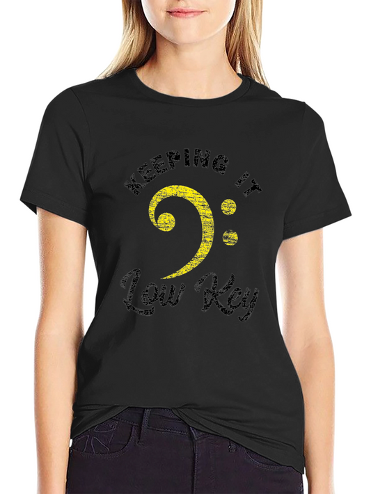 Keeping It Low Key Music T-Shirt