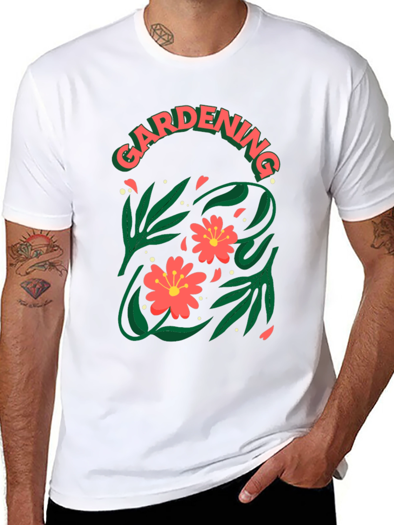 Gardening Floral T-Shirt