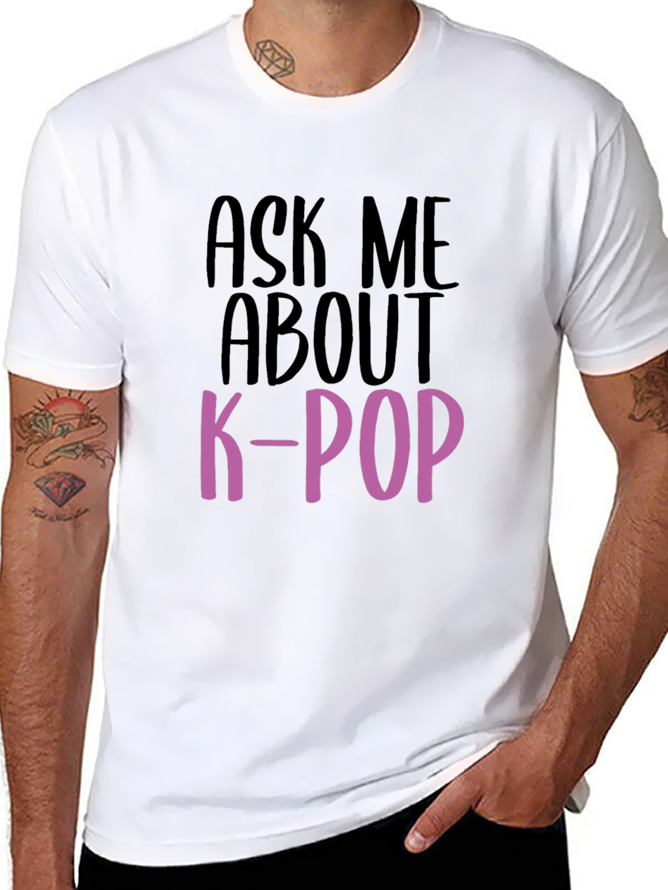 Ask Me About K-Pop T-Shirt