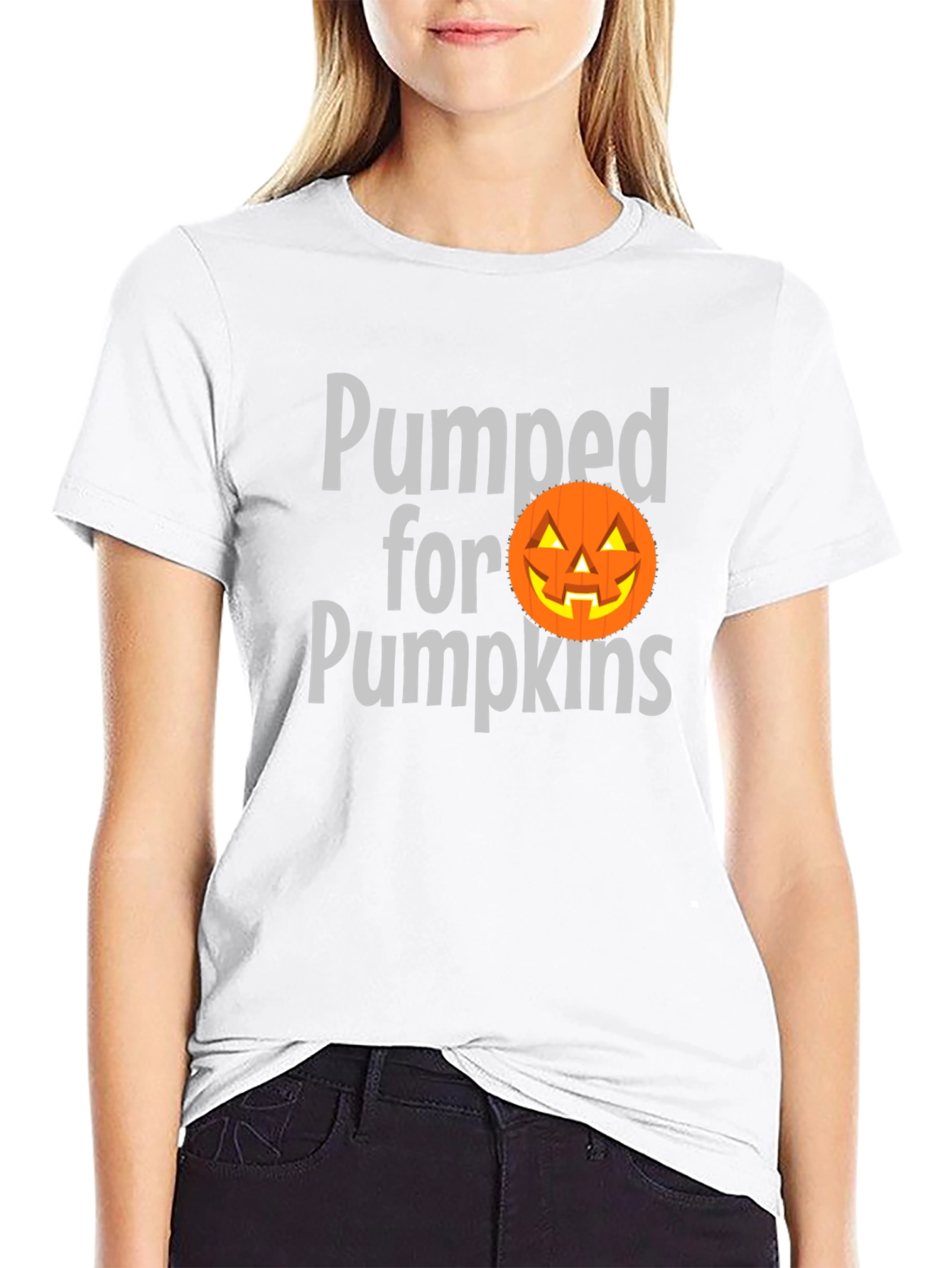 Pumped for Pumpkins Halloween T-Shirt