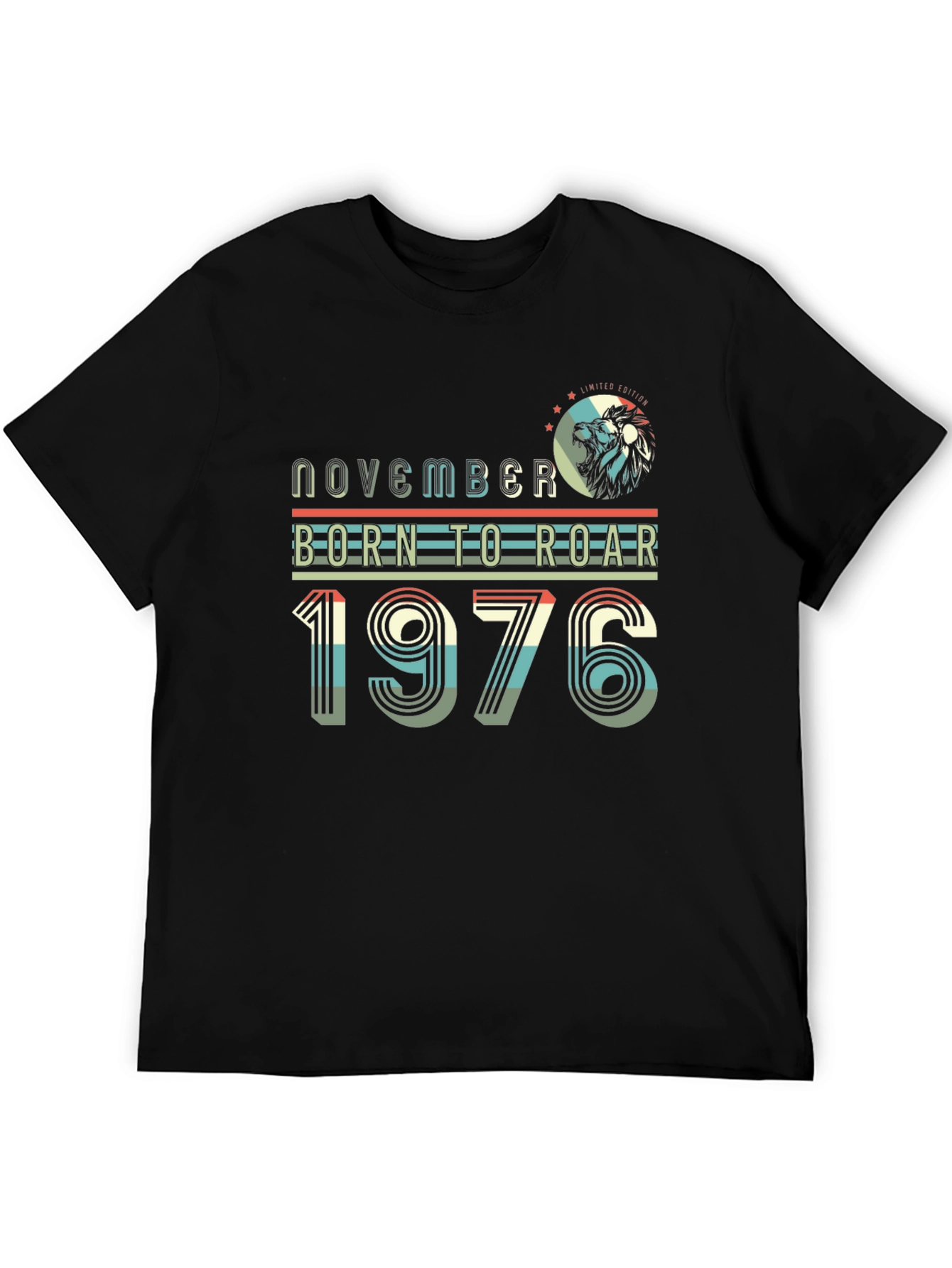 November Born to Roar 1976 T-Shirt