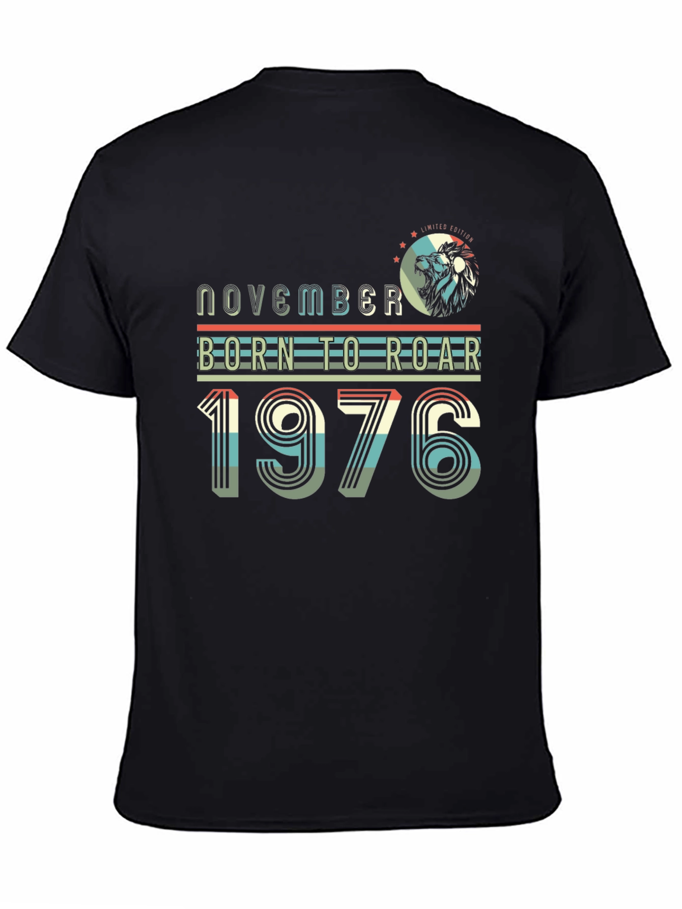 November Born to Roar 1976 T-Shirt