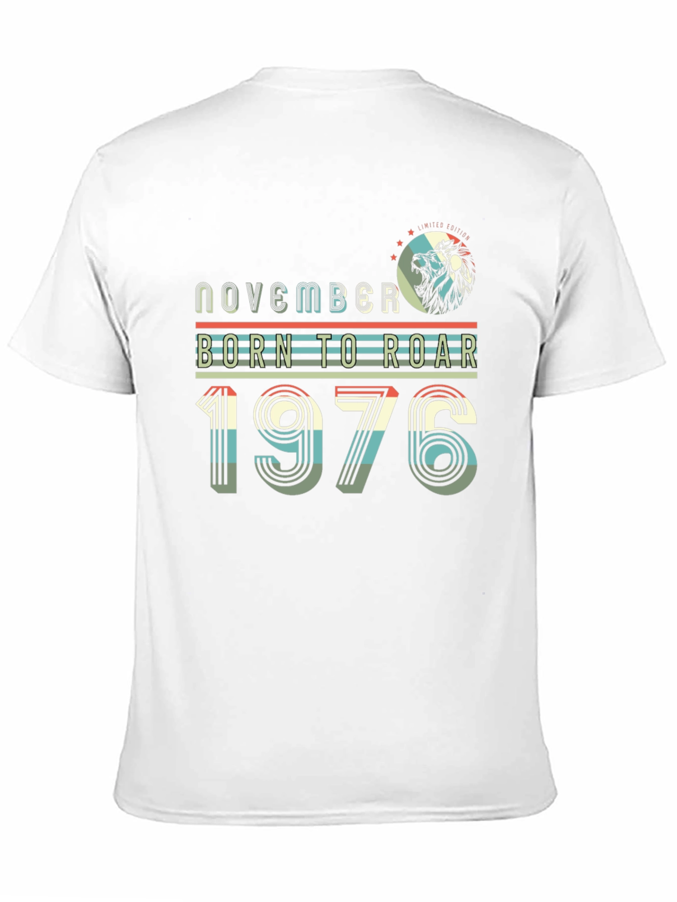 November Born to Roar 1976 T-Shirt