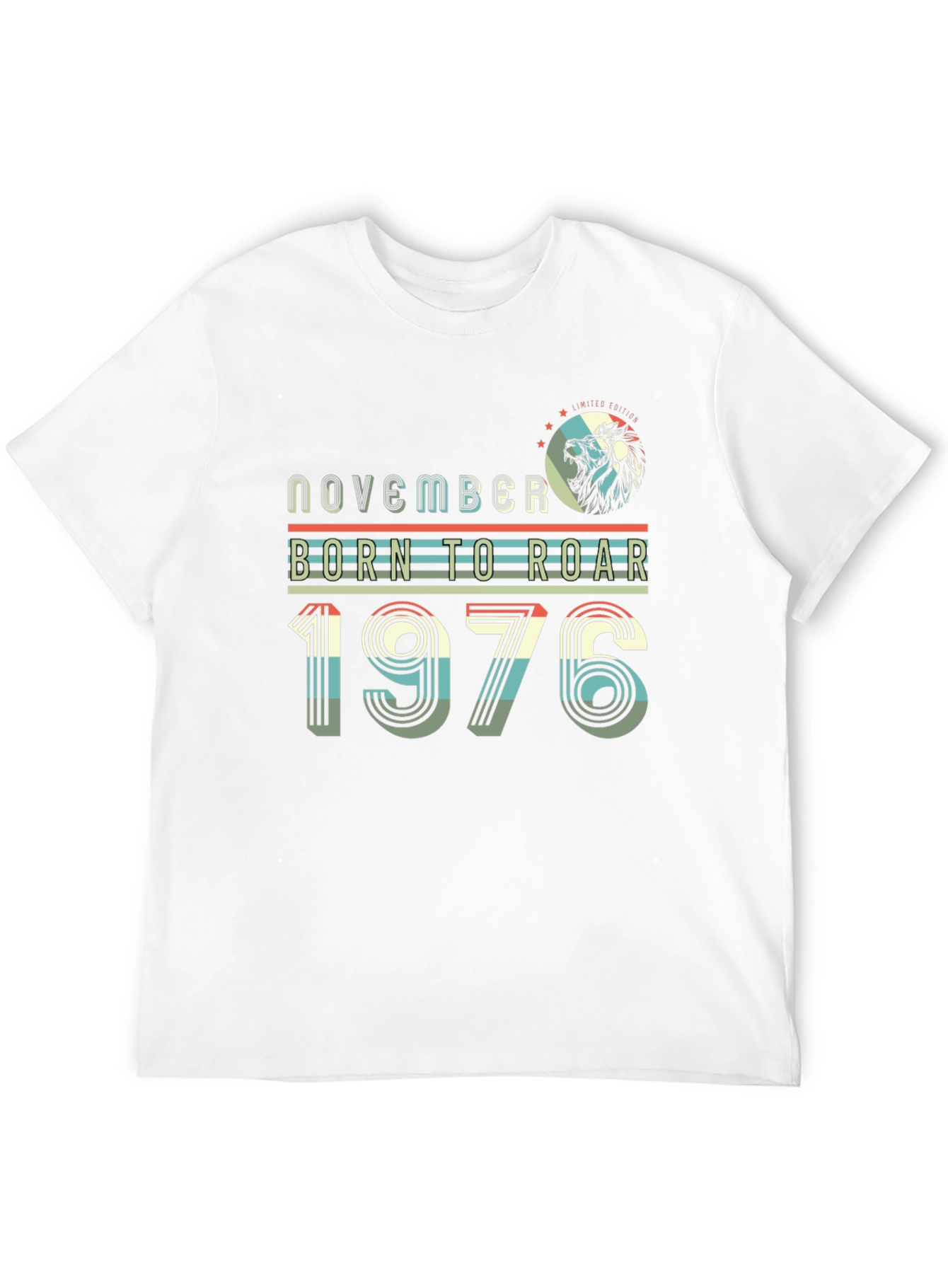 November Born to Roar 1976 T-Shirt