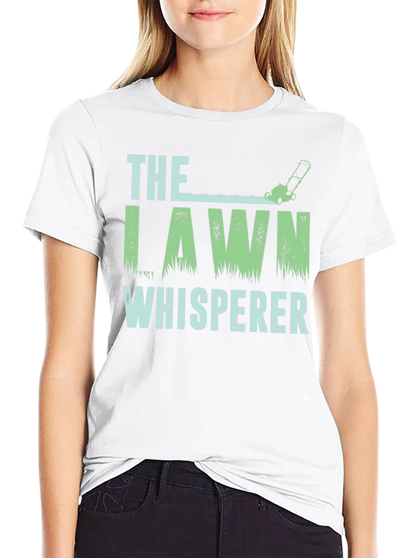 Lawn Whisperer Graphic T-Shirt - Black Cotton Tee