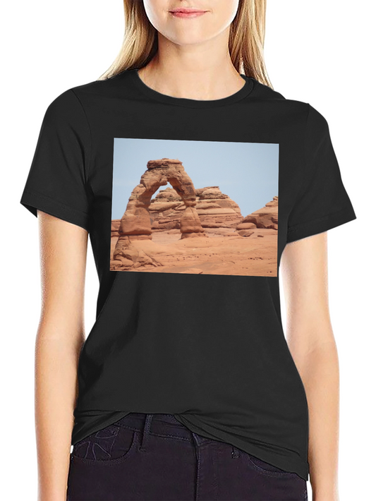 Arches National Park Graphic Tee - Black Cotton Blend