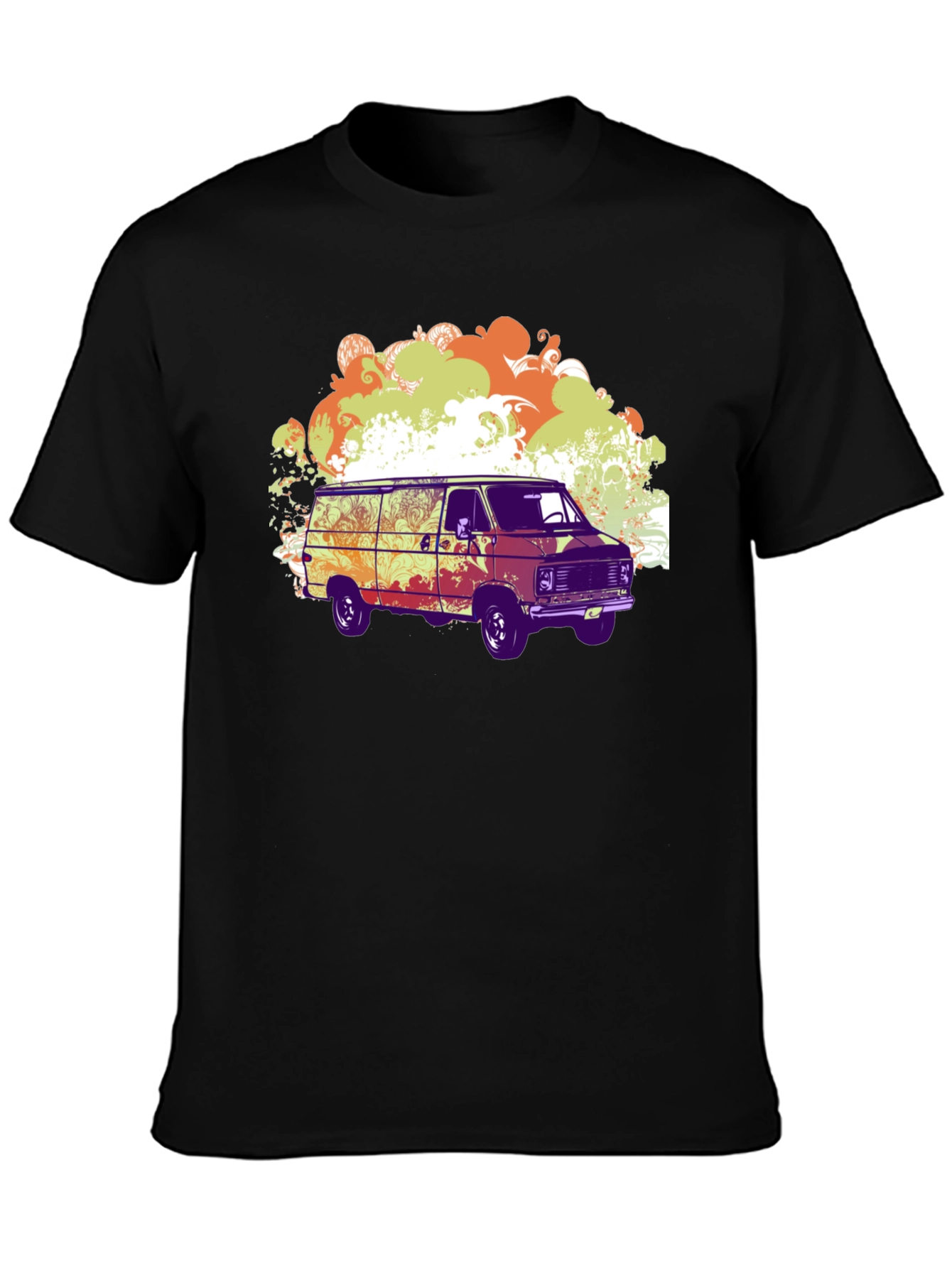 Retro Van Graphic Tee - Black