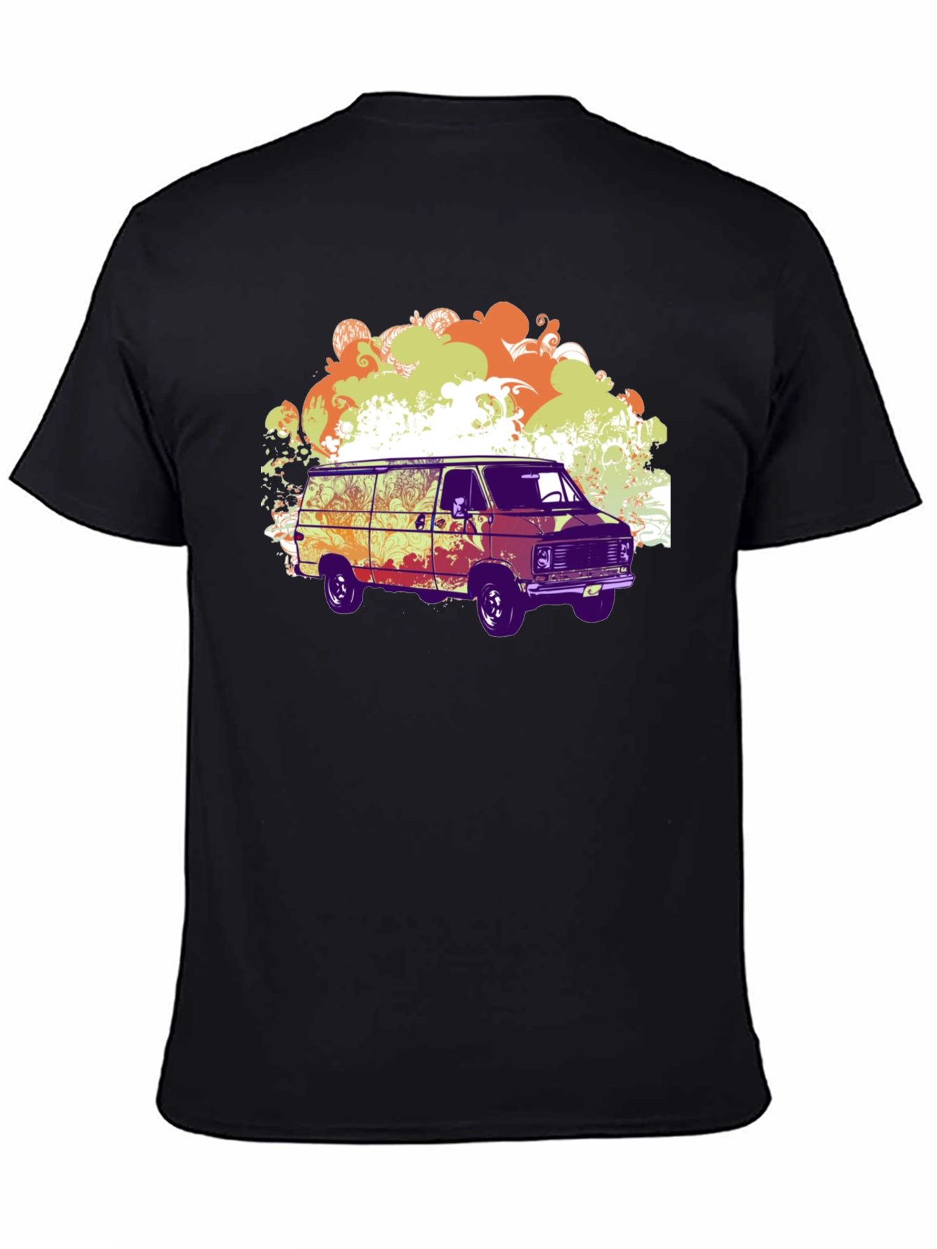 Retro Van Graphic Tee - Black
