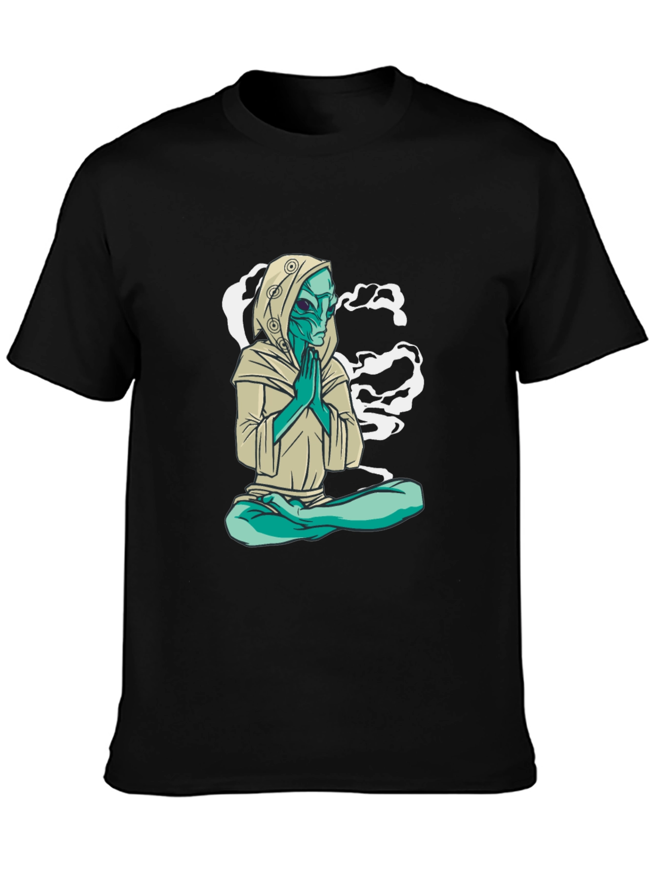 Meditating Alien Graphic Tee