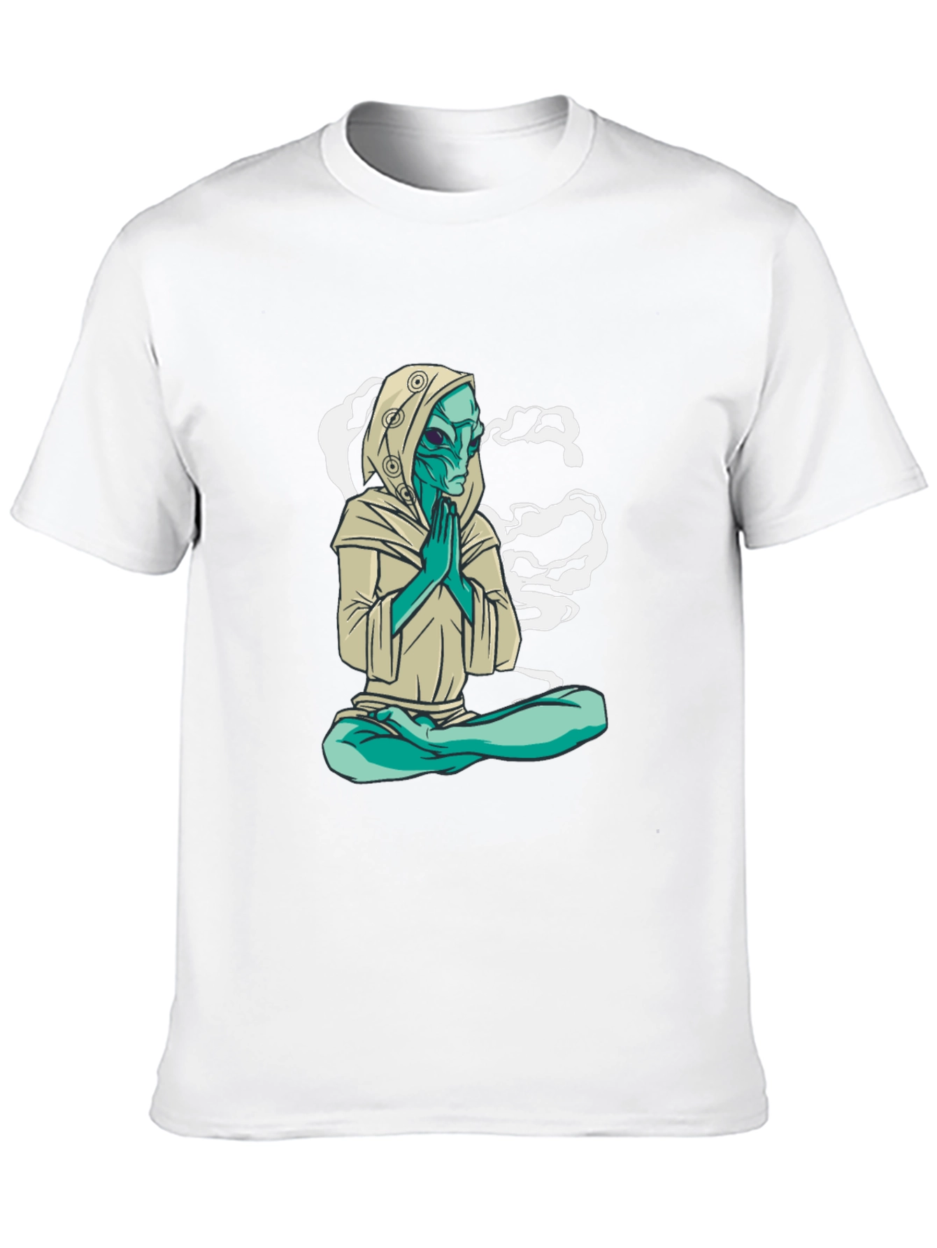 Meditating Alien Graphic Tee