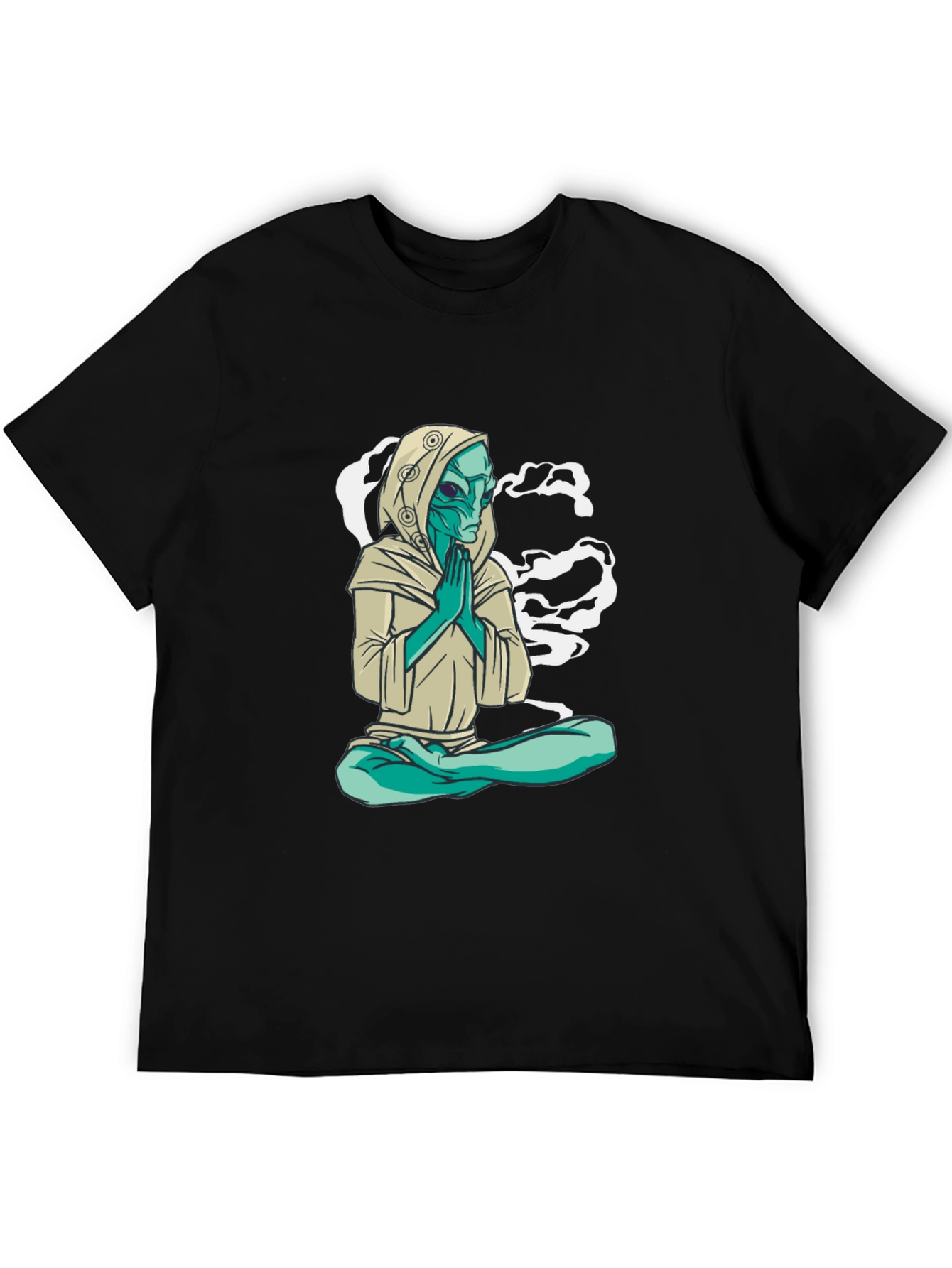 Meditating Alien Graphic Tee