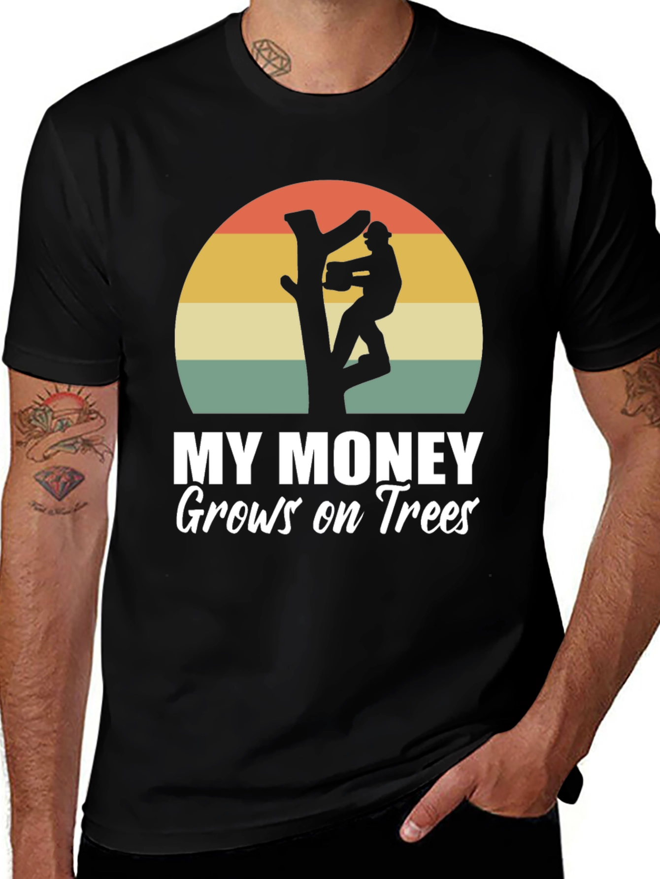 My Money Grows On Trees Graphic T-Shirt