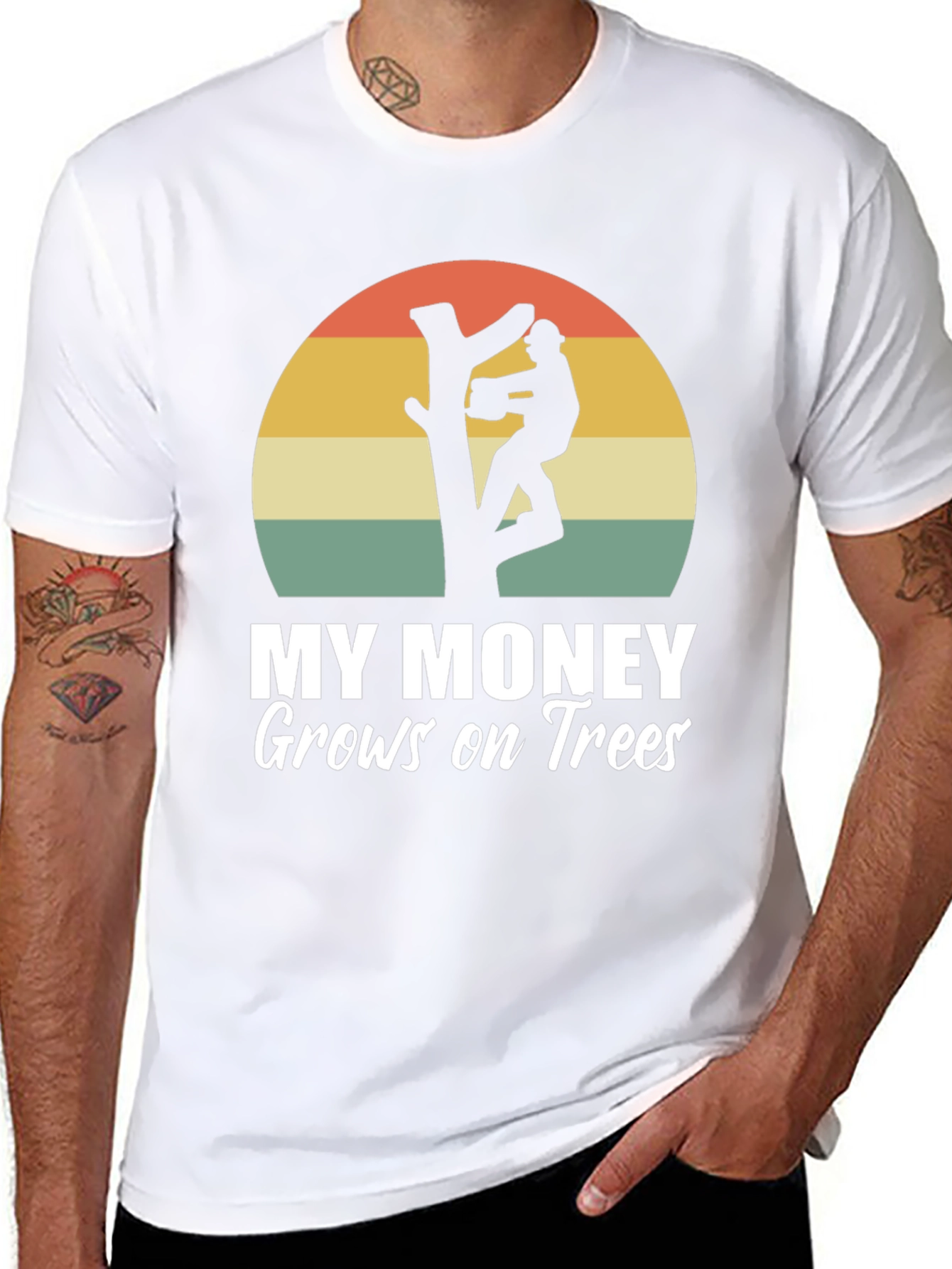 My Money Grows On Trees Graphic T-Shirt