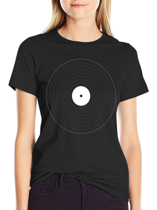 Vinyl Record Graphic Tee - Music Lovers Shirt