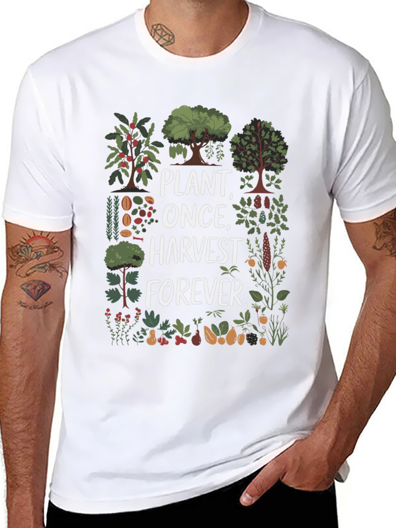 Plant Once Harvest Forever Graphic Tee