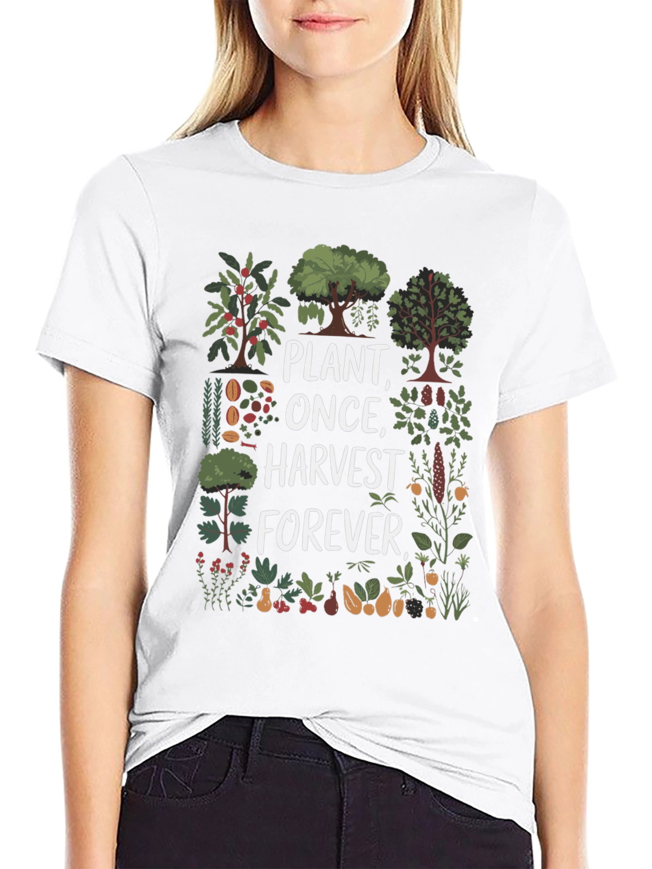 Plant Once Harvest Forever Graphic Tee