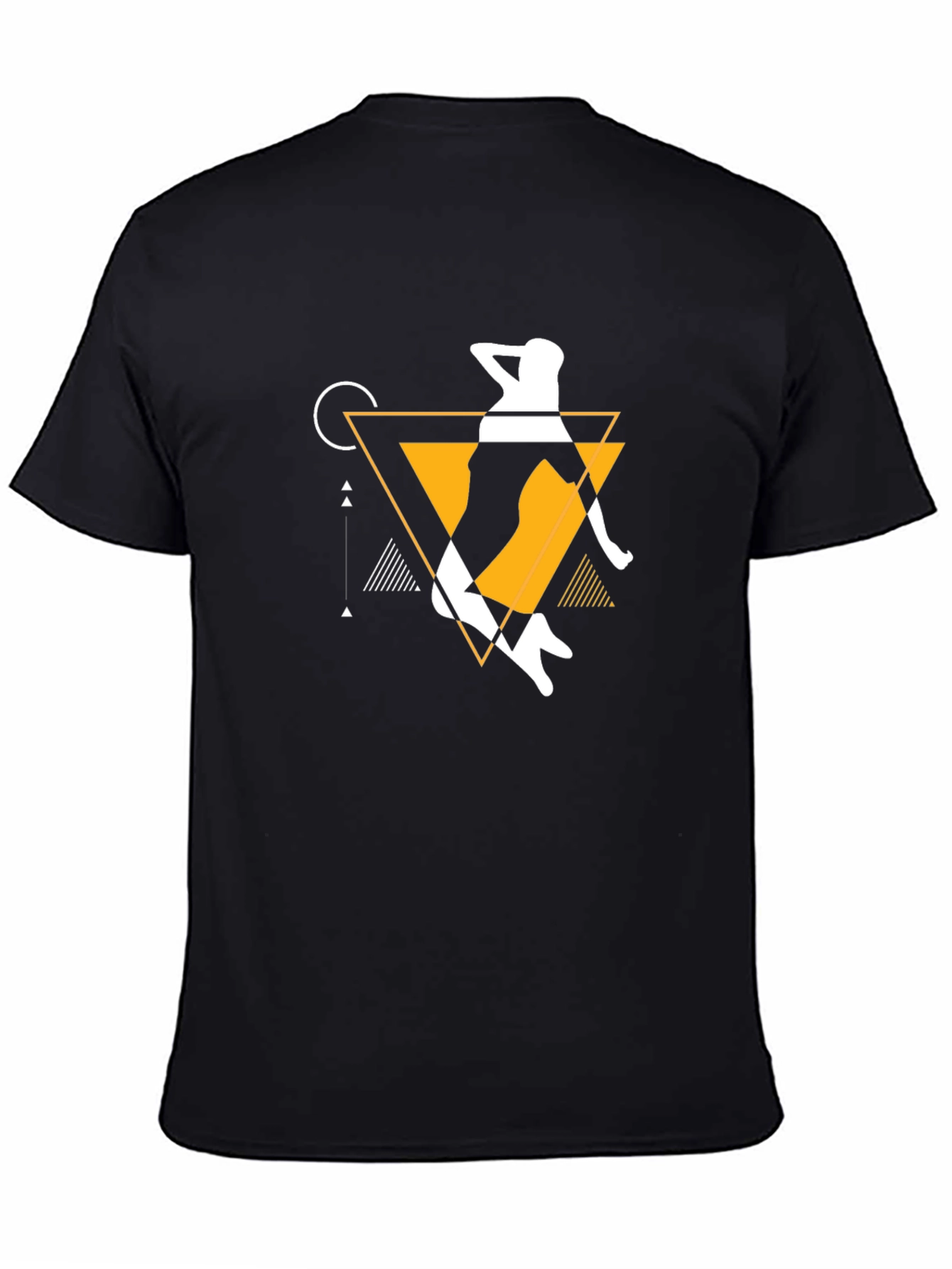Geometric Dancer Graphic T-Shirt