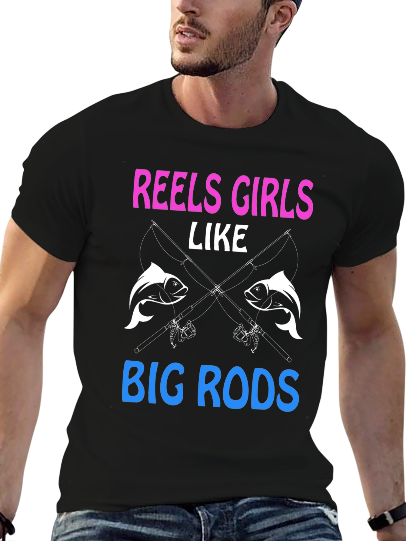 Reels Girls Like Big Rods Fishing T-Shirt