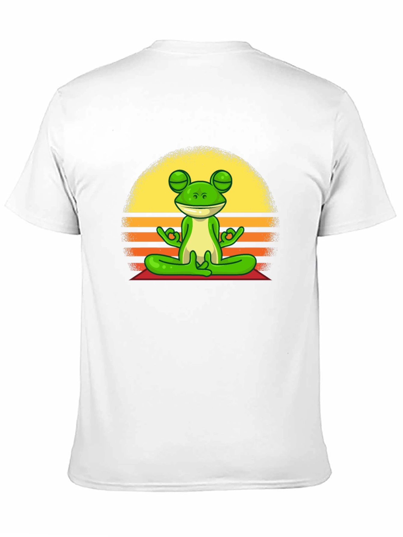 Meditating Frog T-Shirt - Zen Vibe Tee