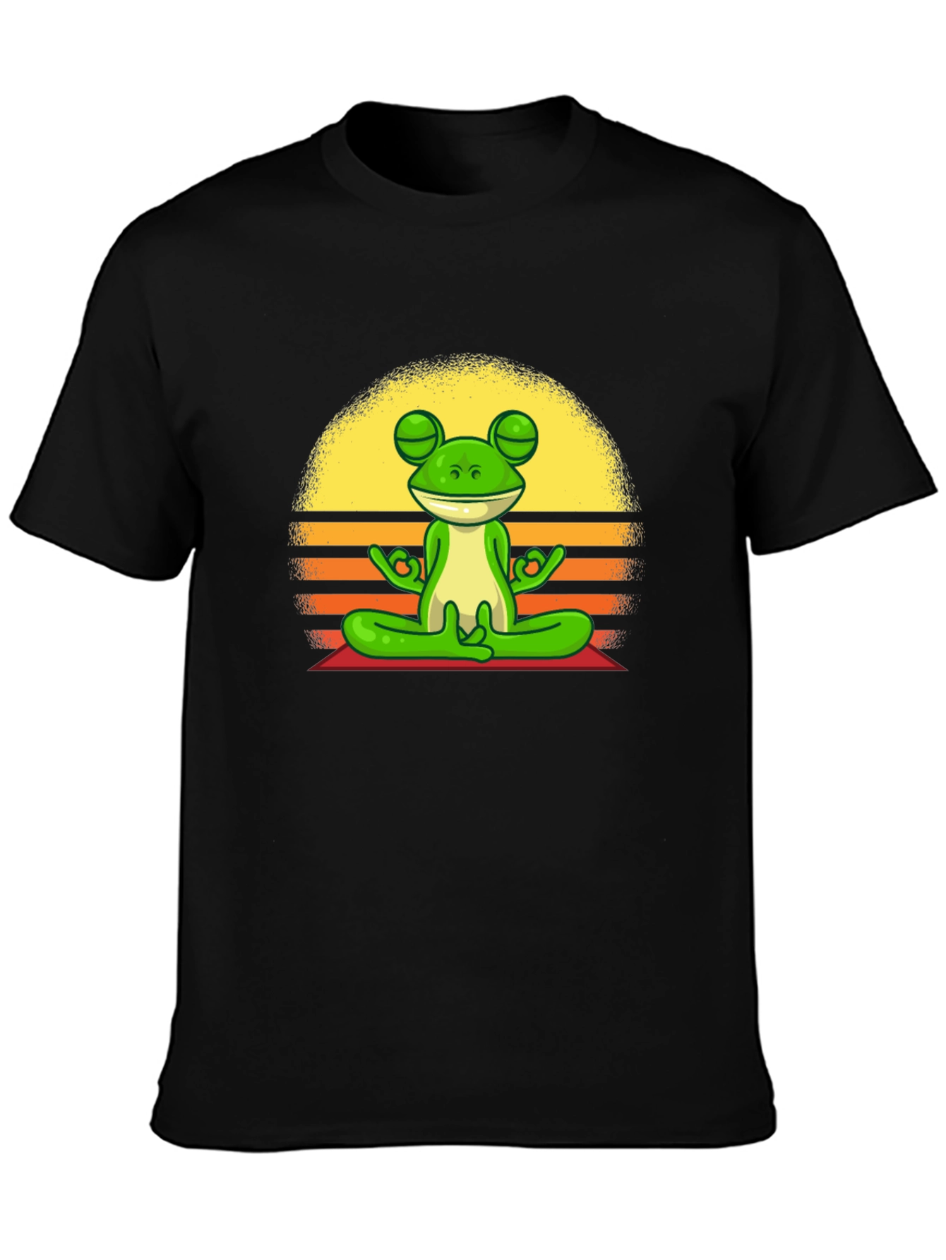 Meditating Frog T-Shirt - Zen Vibe Tee