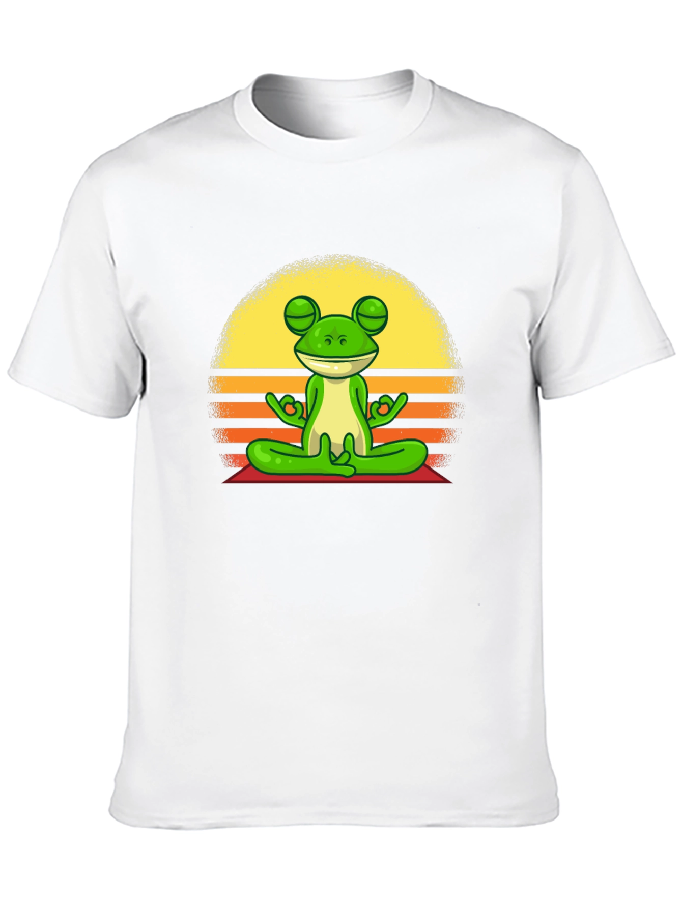 Meditating Frog T-Shirt - Zen Vibe Tee