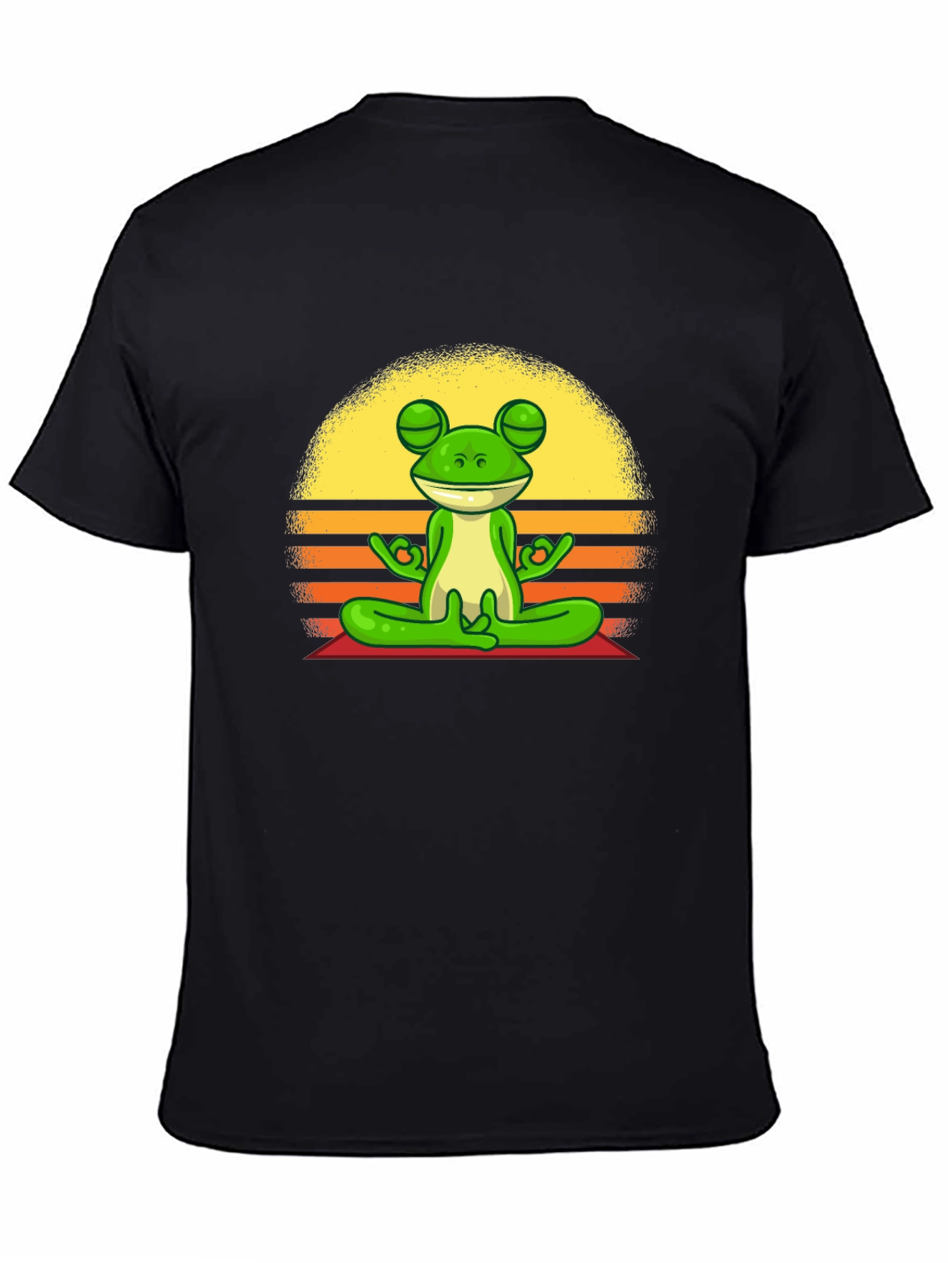 Meditating Frog T-Shirt - Zen Vibe Tee