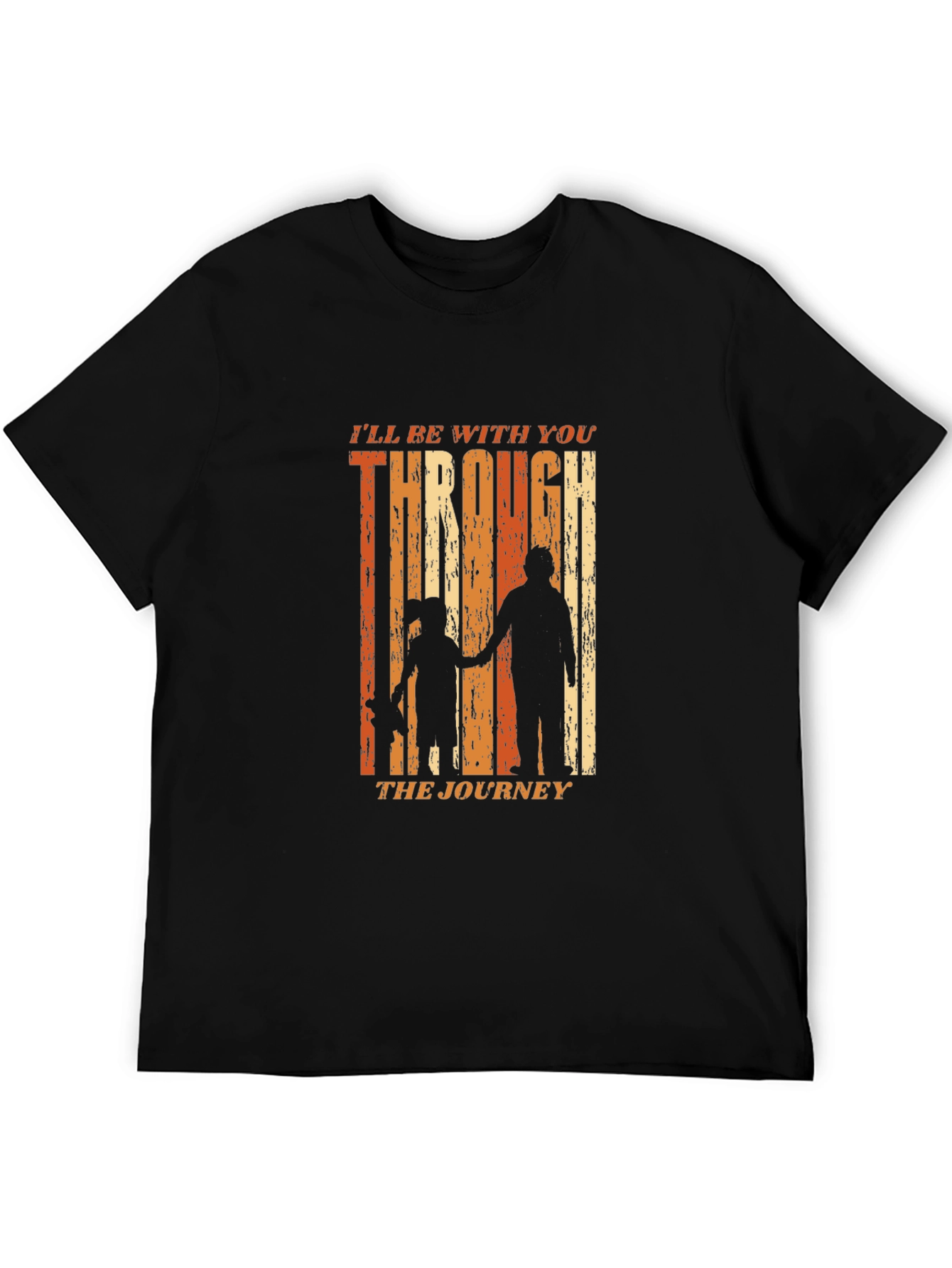 Father Daughter Journey Black T-Shirt