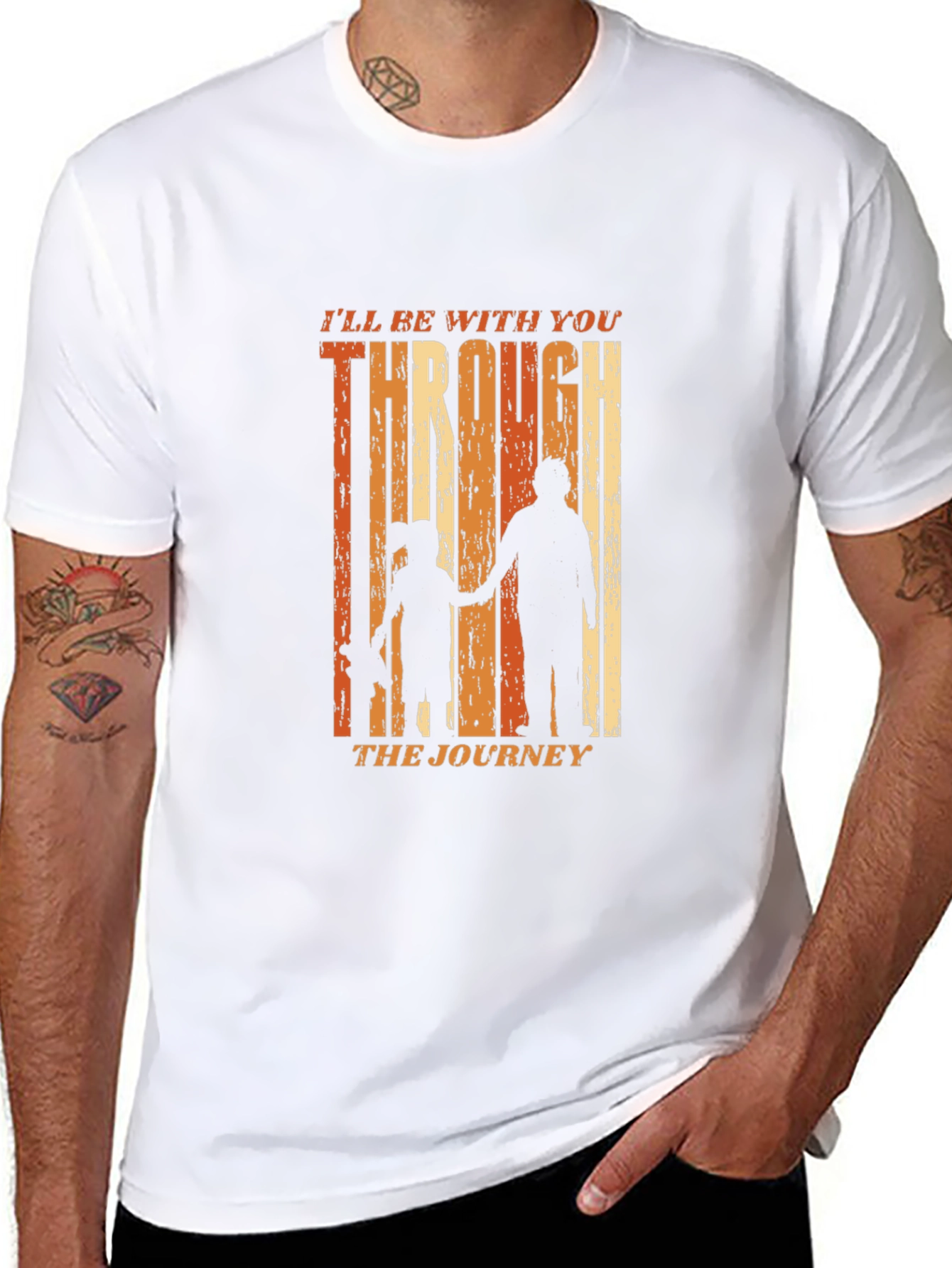 Father Daughter Journey Black T-Shirt