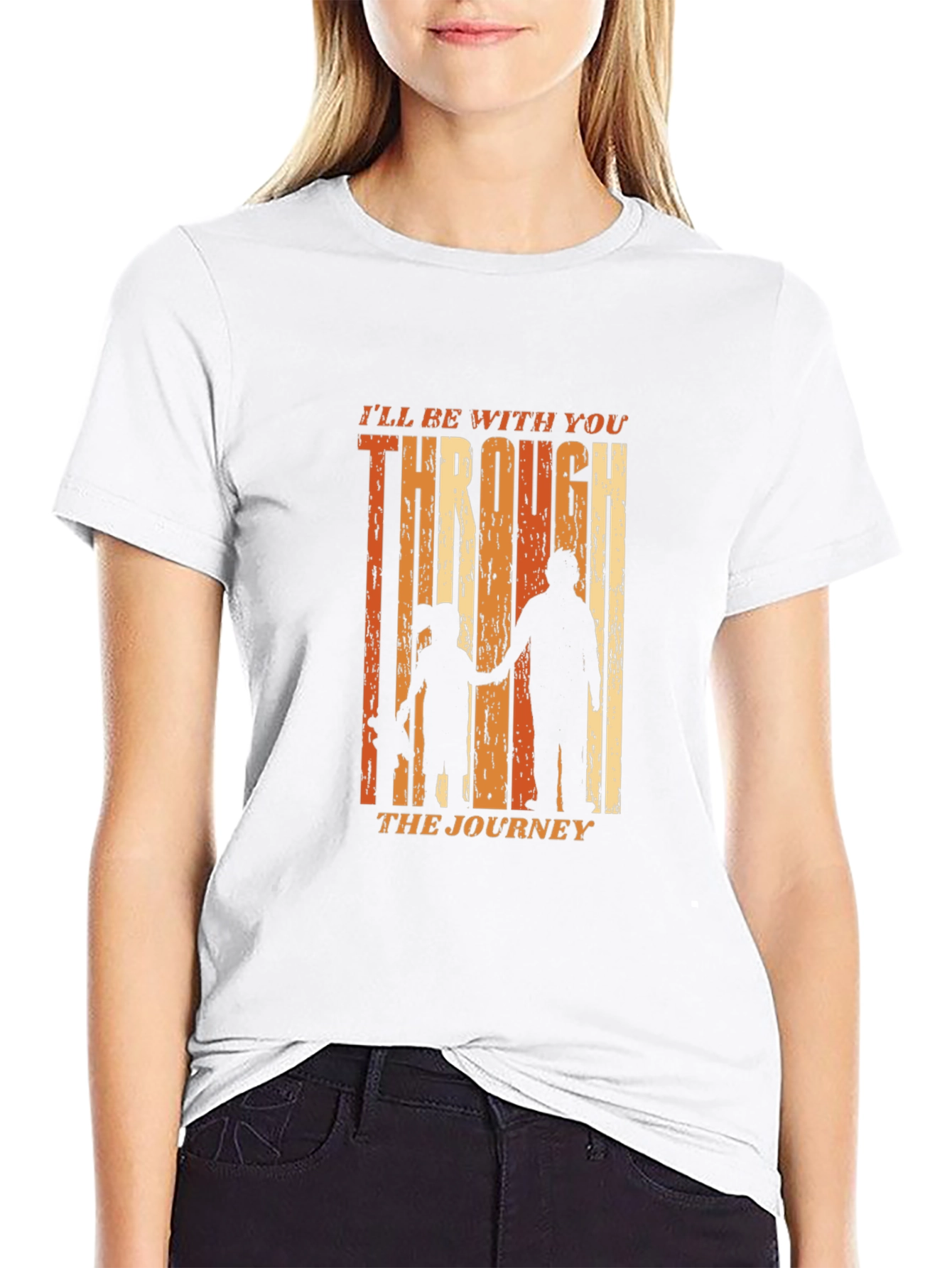 Father Daughter Journey Black T-Shirt