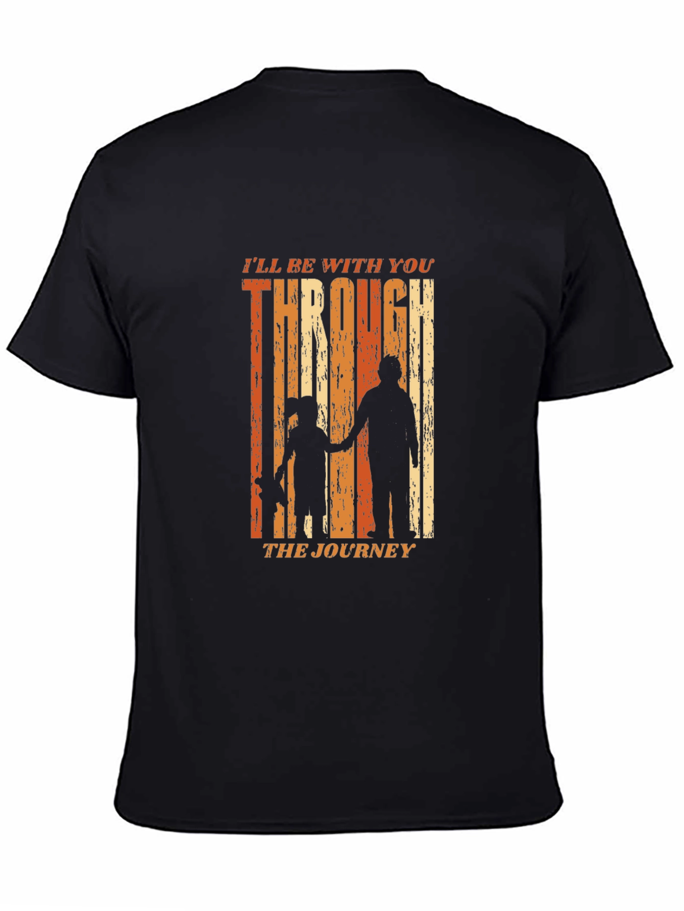 Father Daughter Journey Black T-Shirt