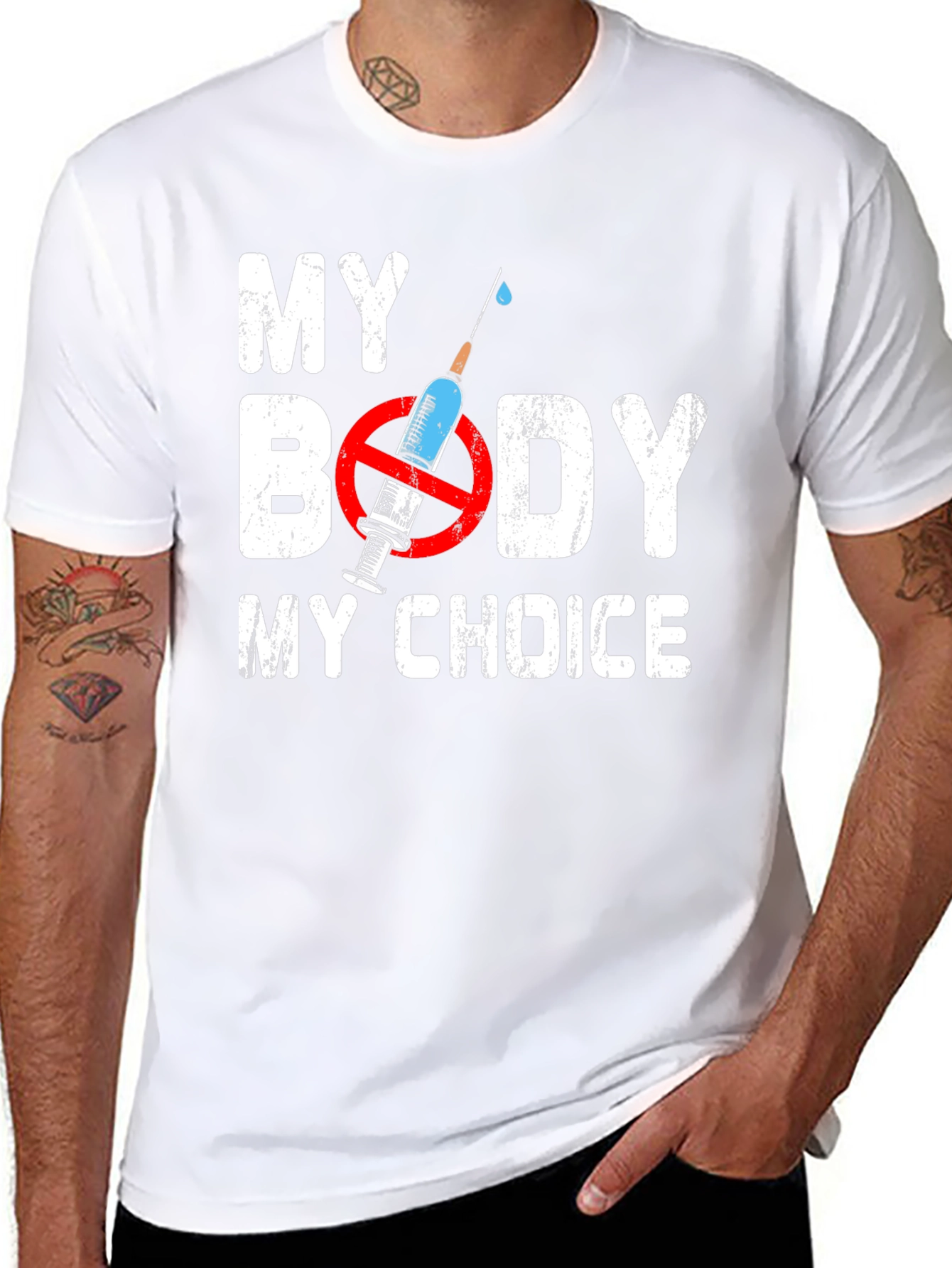 My Body My Choice Anti-Vaccine T-Shirt
