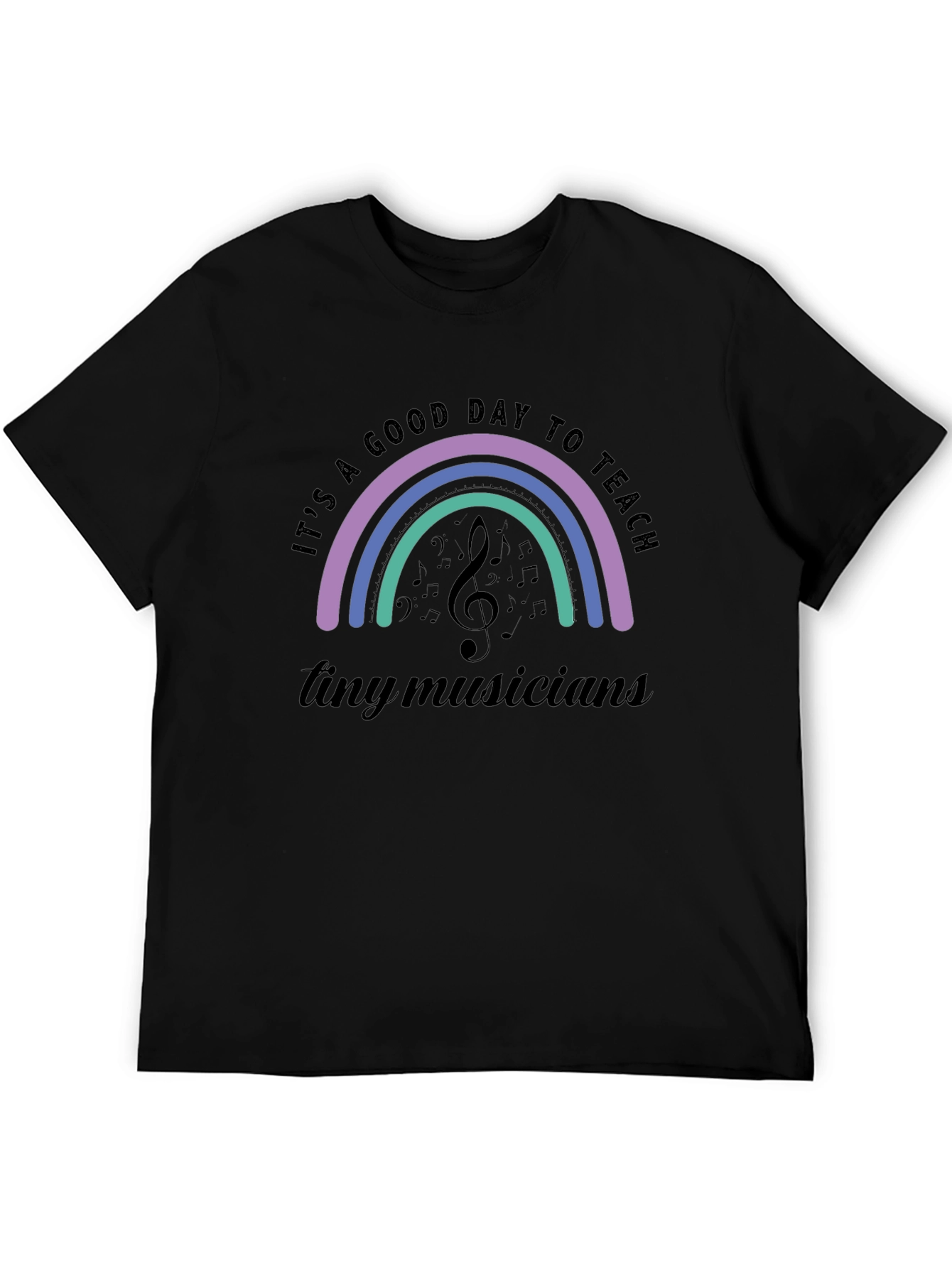 Music Teacher Rainbow T-Shirt