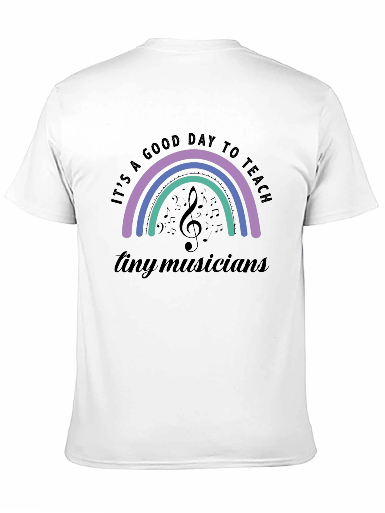 Music Teacher Rainbow T-Shirt