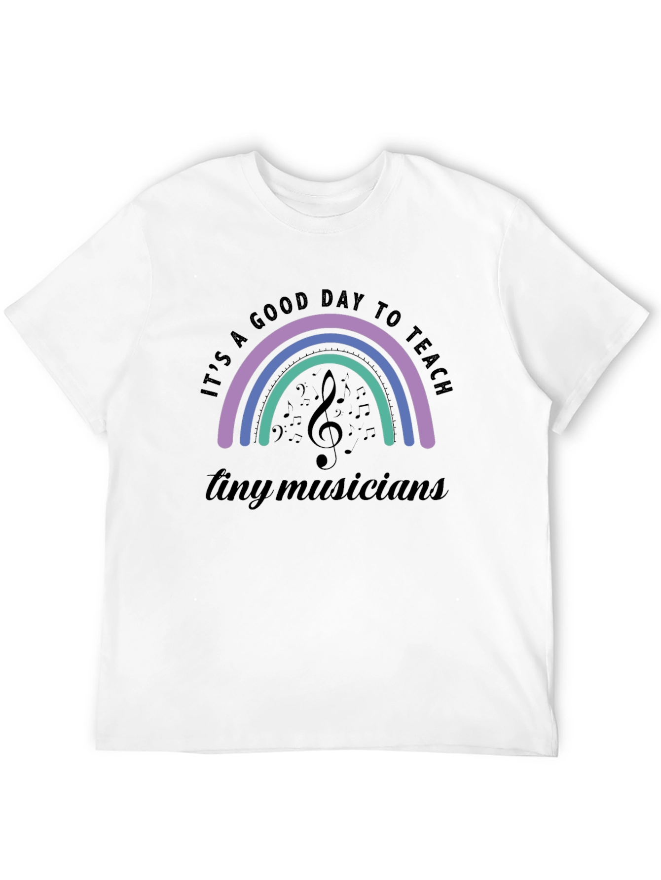 Music Teacher Rainbow T-Shirt