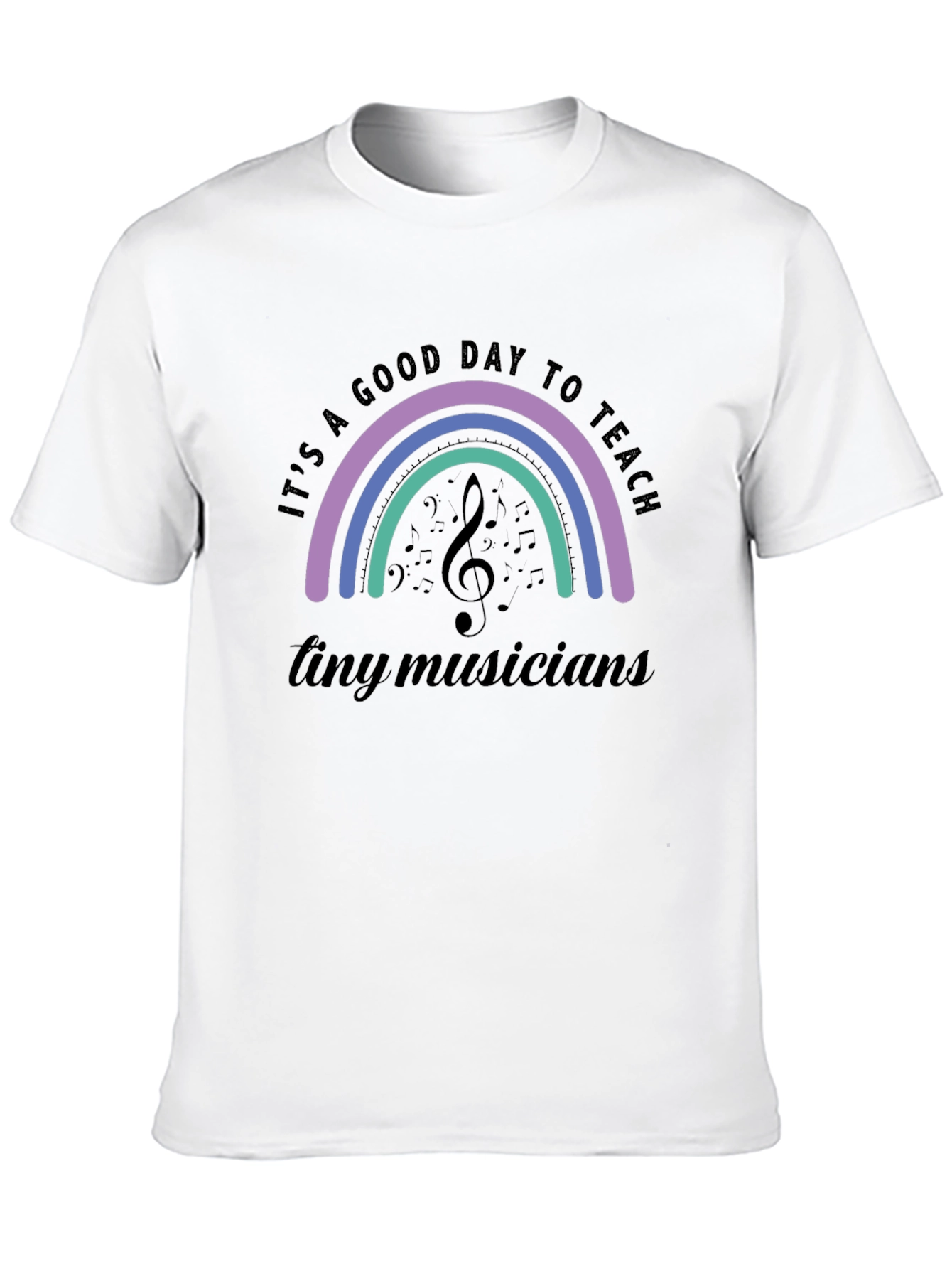 Music Teacher Rainbow T-Shirt