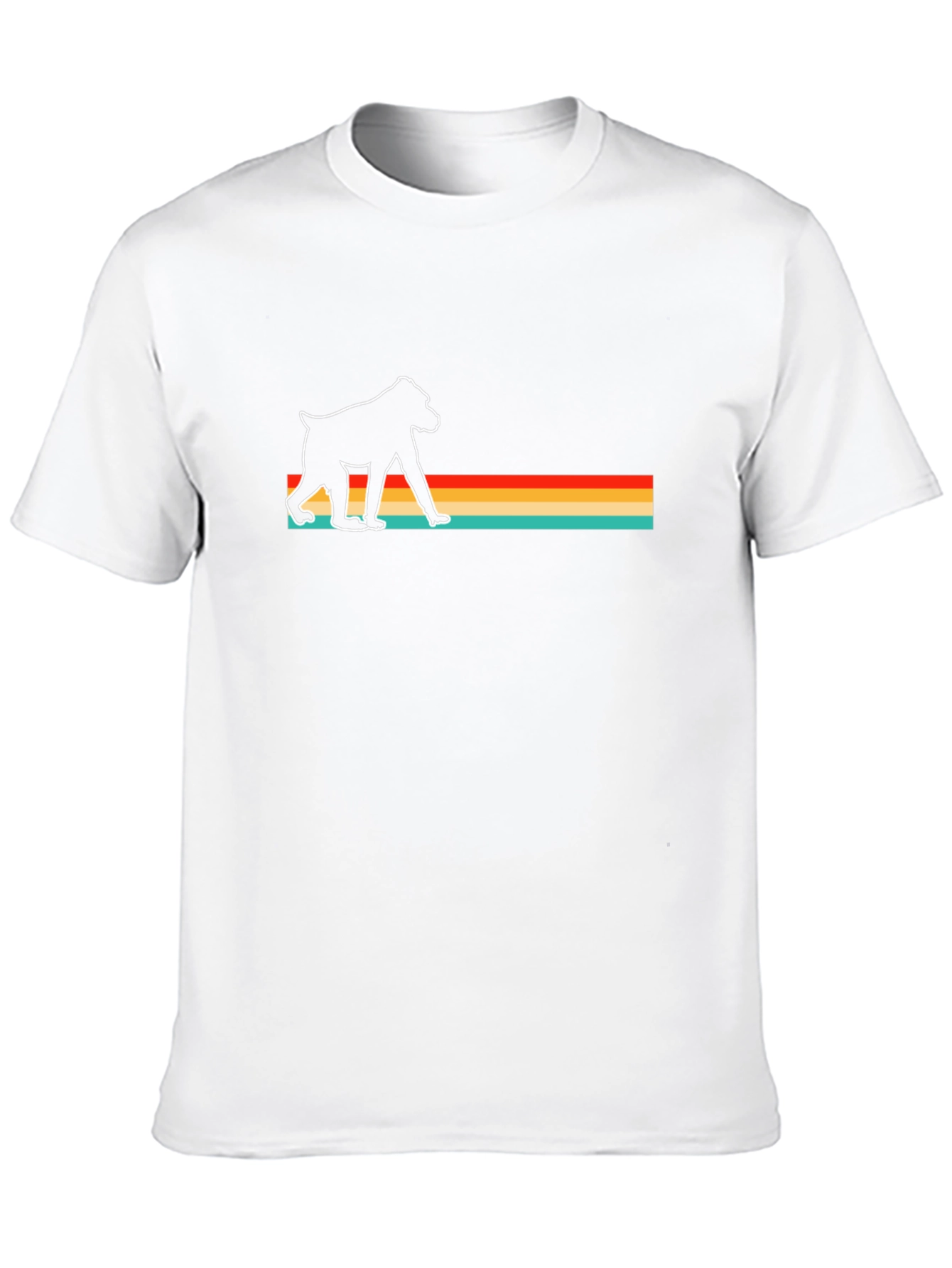 Retro Baboon Graphic Tee - Classic Comfort Fit