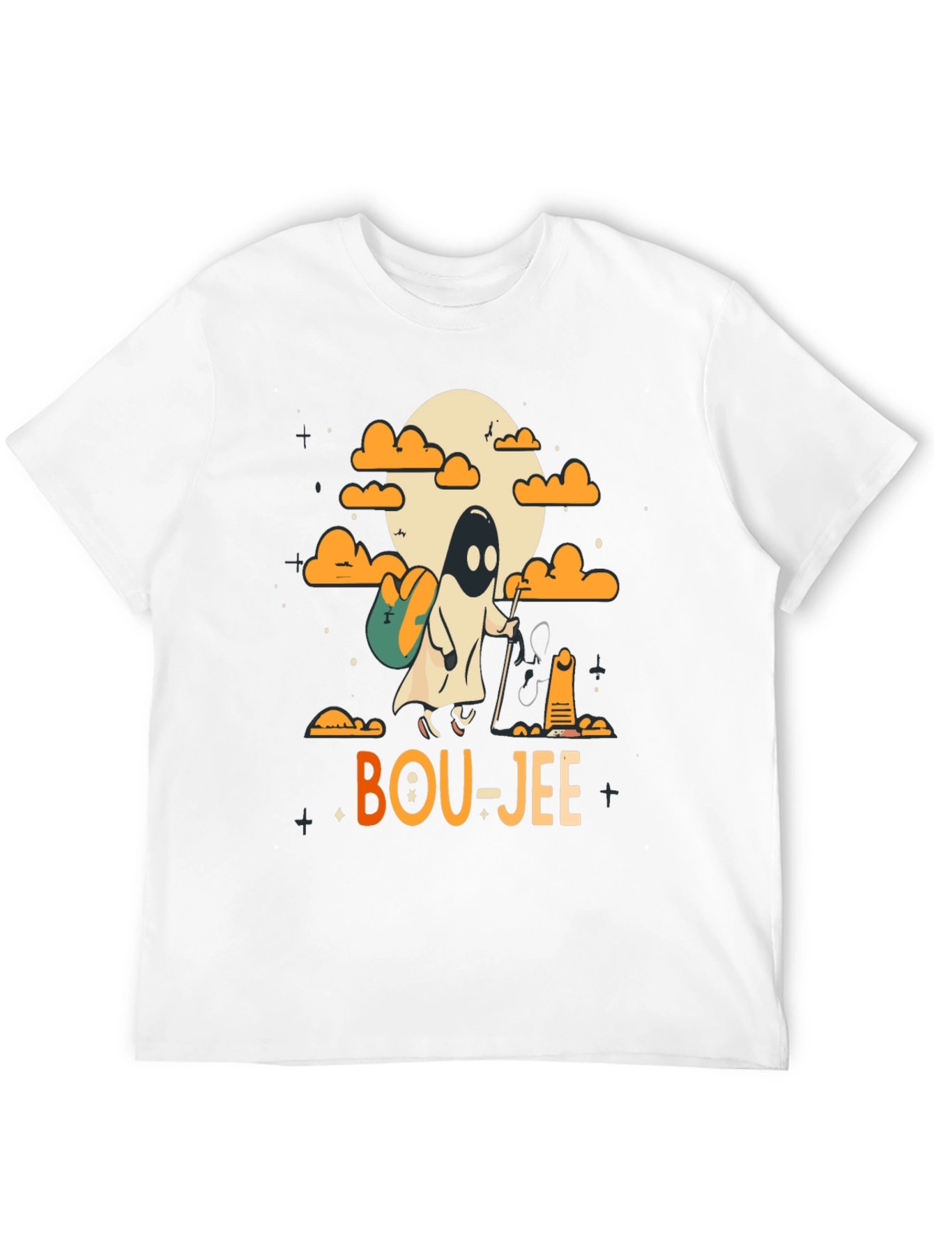 Bou-jee Ghost Halloween T-Shirt