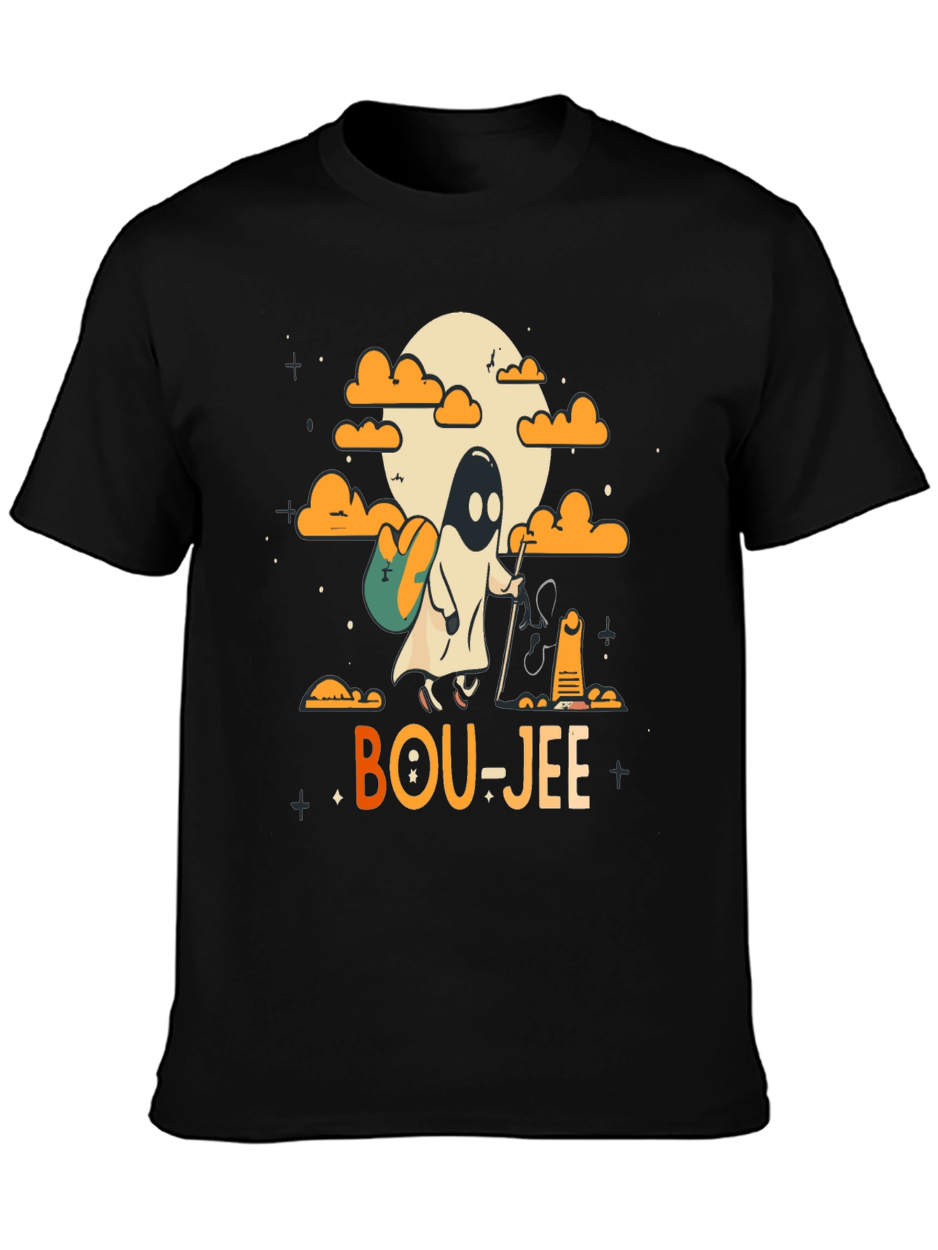 Bou-jee Ghost Halloween T-Shirt