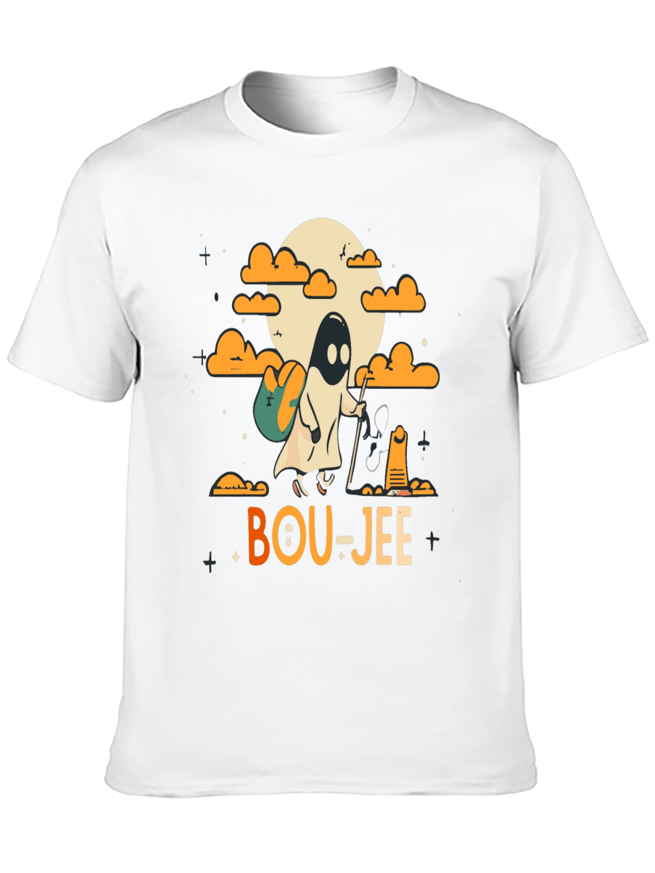 Bou-jee Ghost Halloween T-Shirt