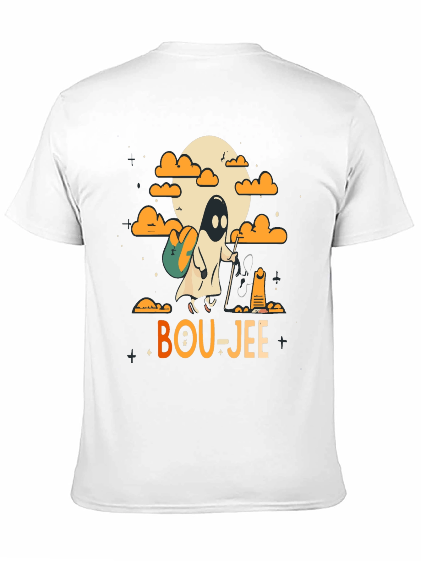Bou-jee Ghost Halloween T-Shirt