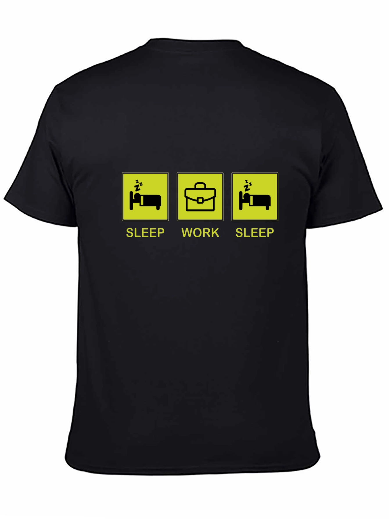 Sleep Work Sleep T-Shirt - Funny Graphic Tee